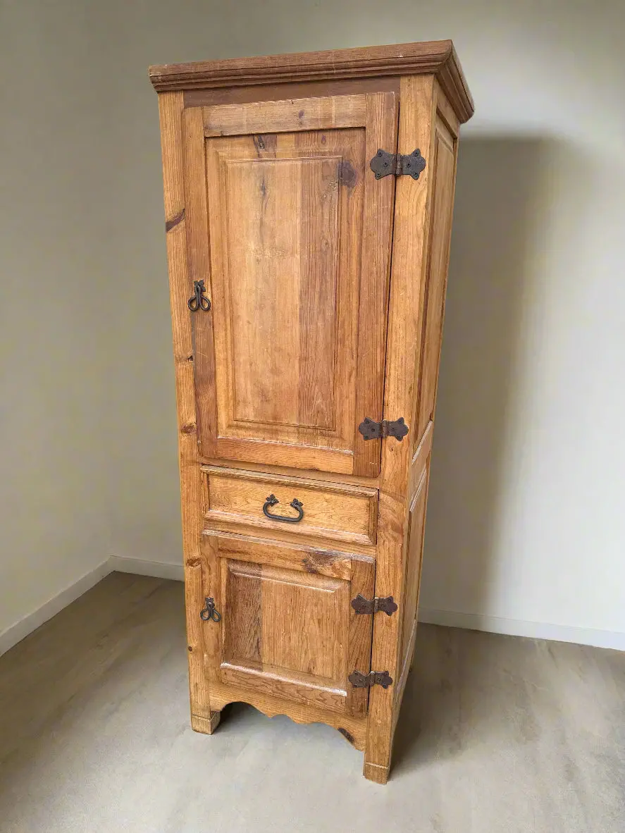 Tall Pine Chimney Cabinet 1