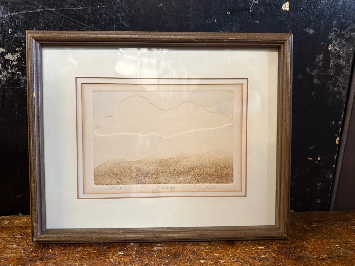 Hilltop 5/100 Lithograph - J. Valenters 1