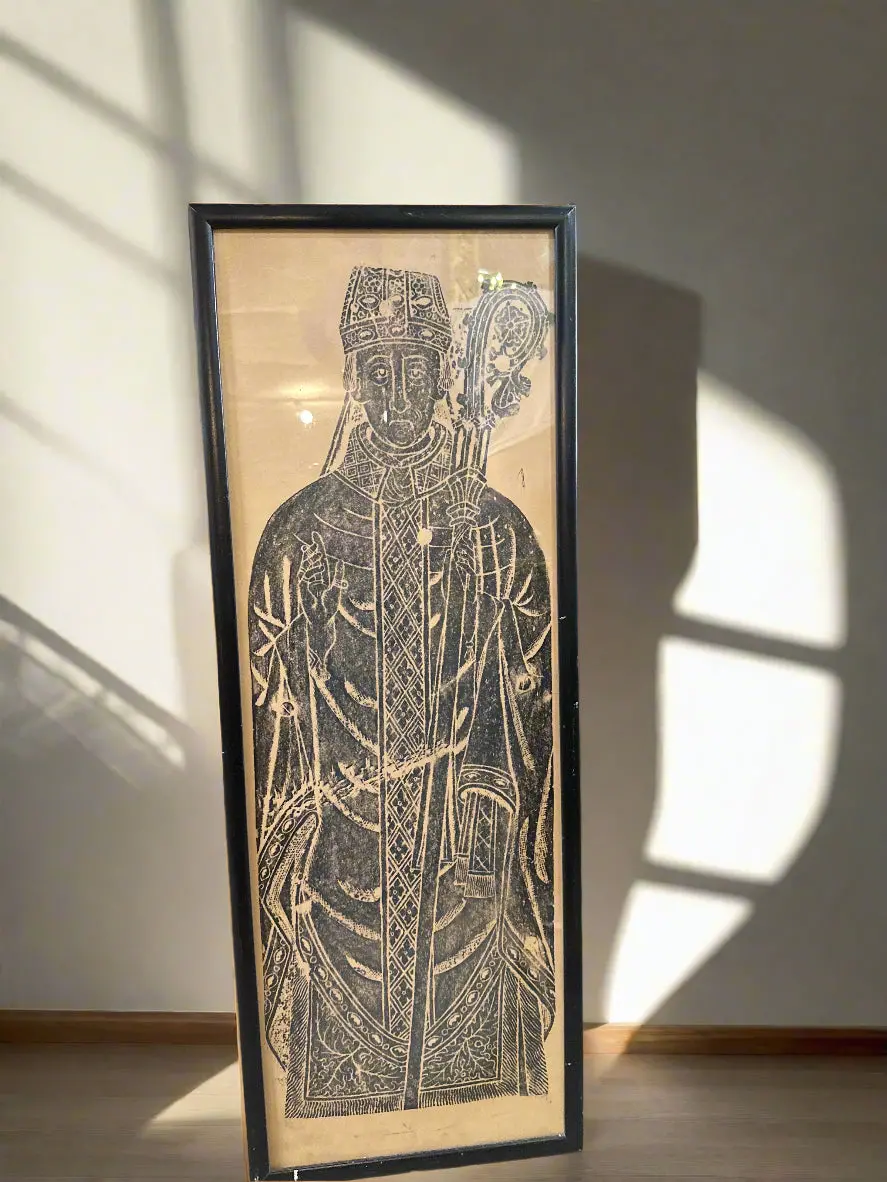 Framed Temple Rubbing 1