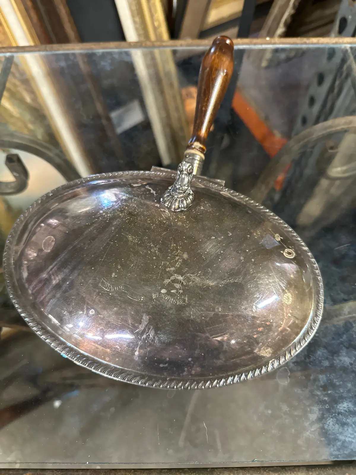 Silver Plate Silent Butler 1