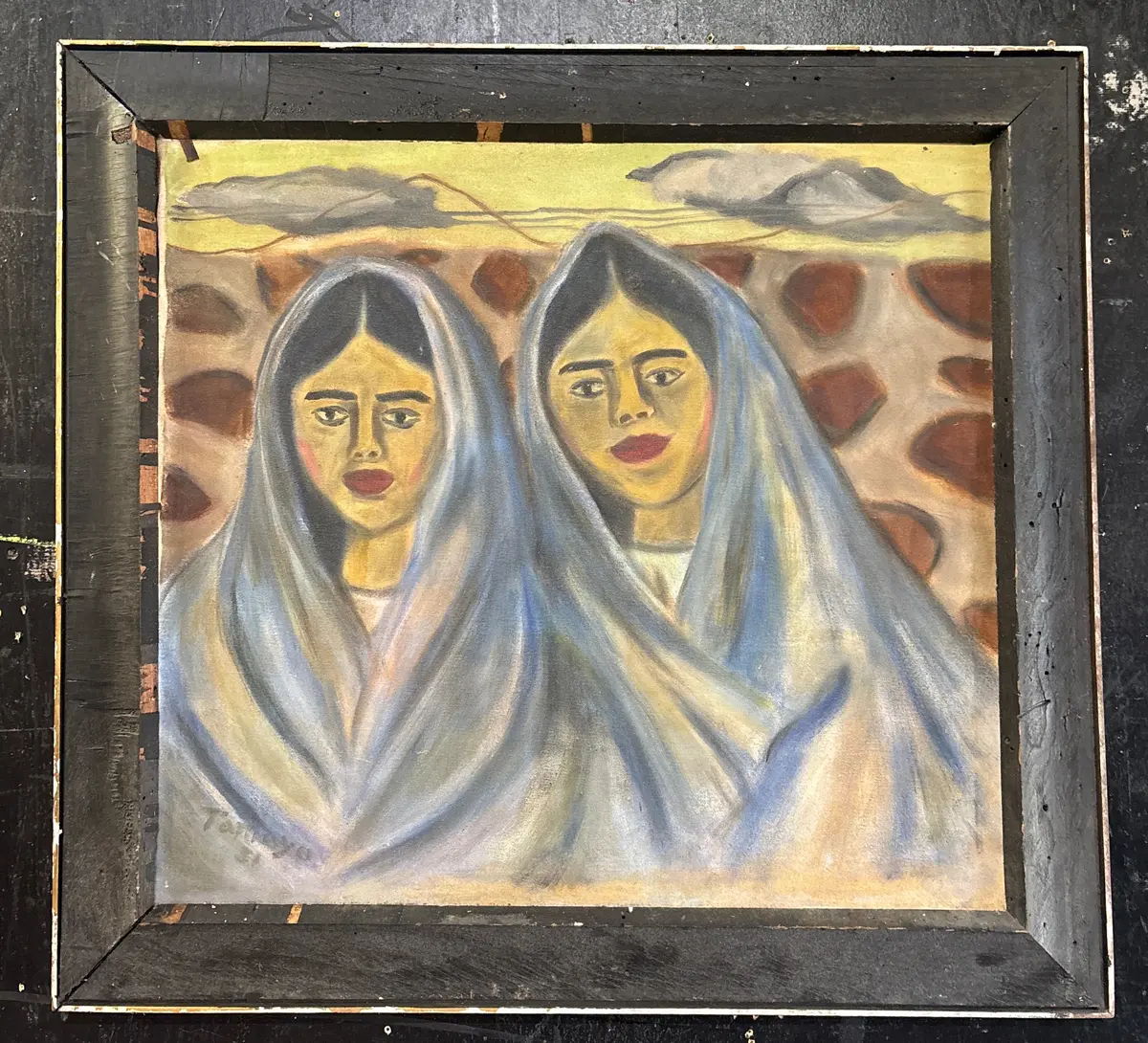 Artist Copy Of "Two Women" By Rufino Tomayo 1