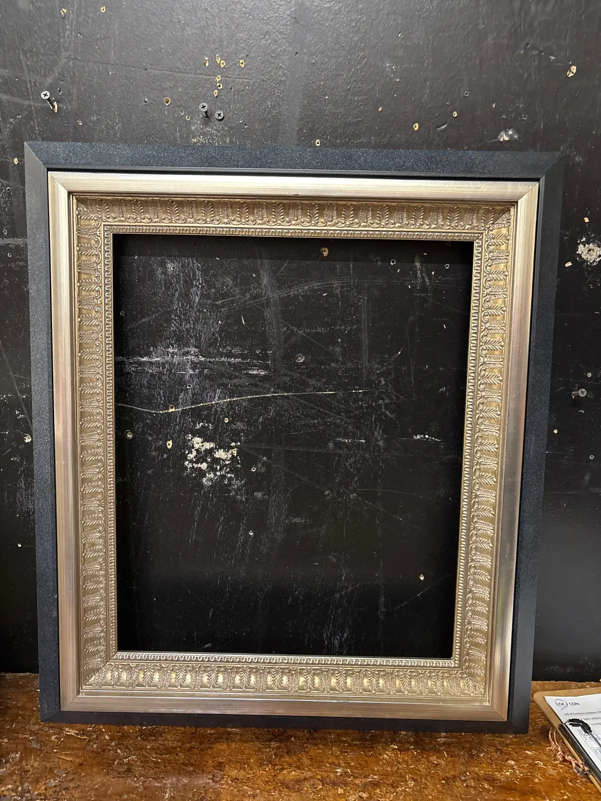 Silver And Black Frame 1