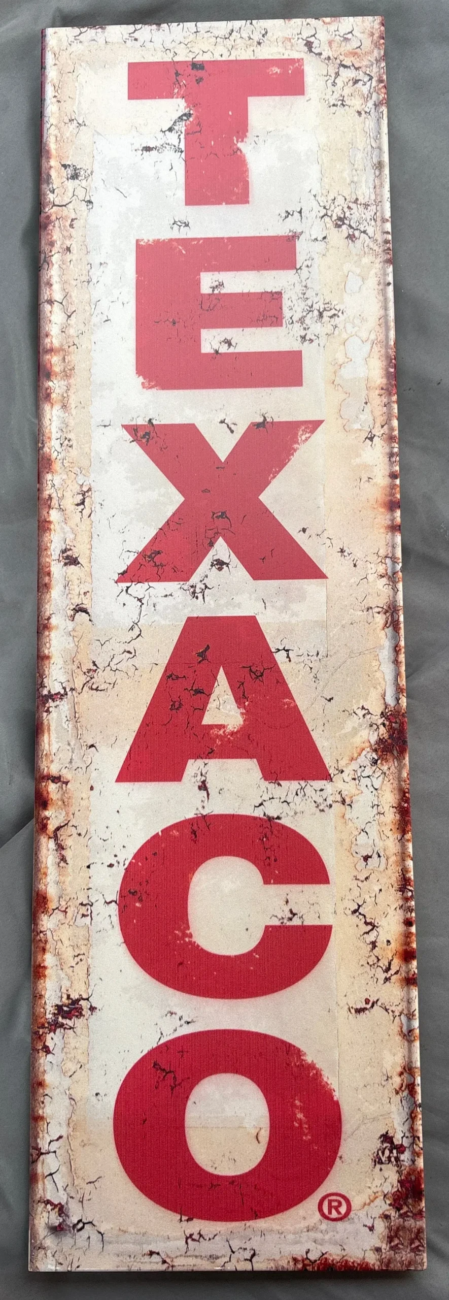Tin Texaco Sign 1 Of 2 1