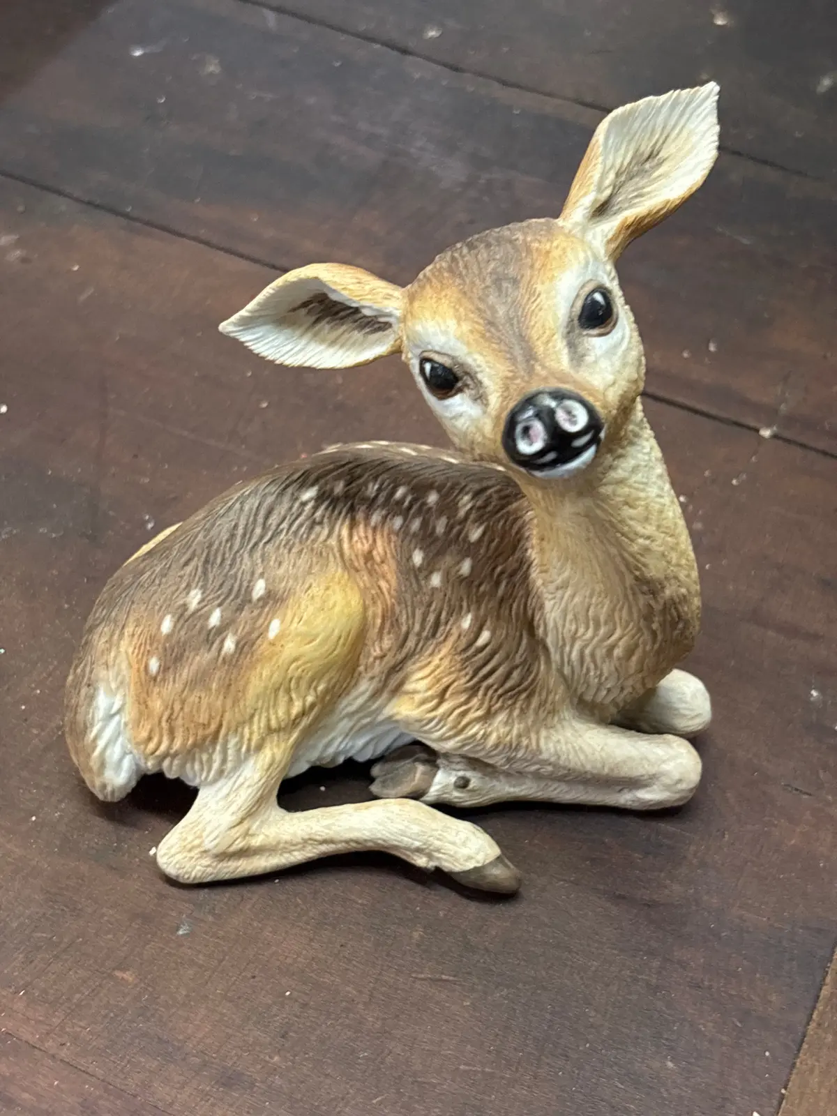 Bisque White Tailed Baby Deer 1