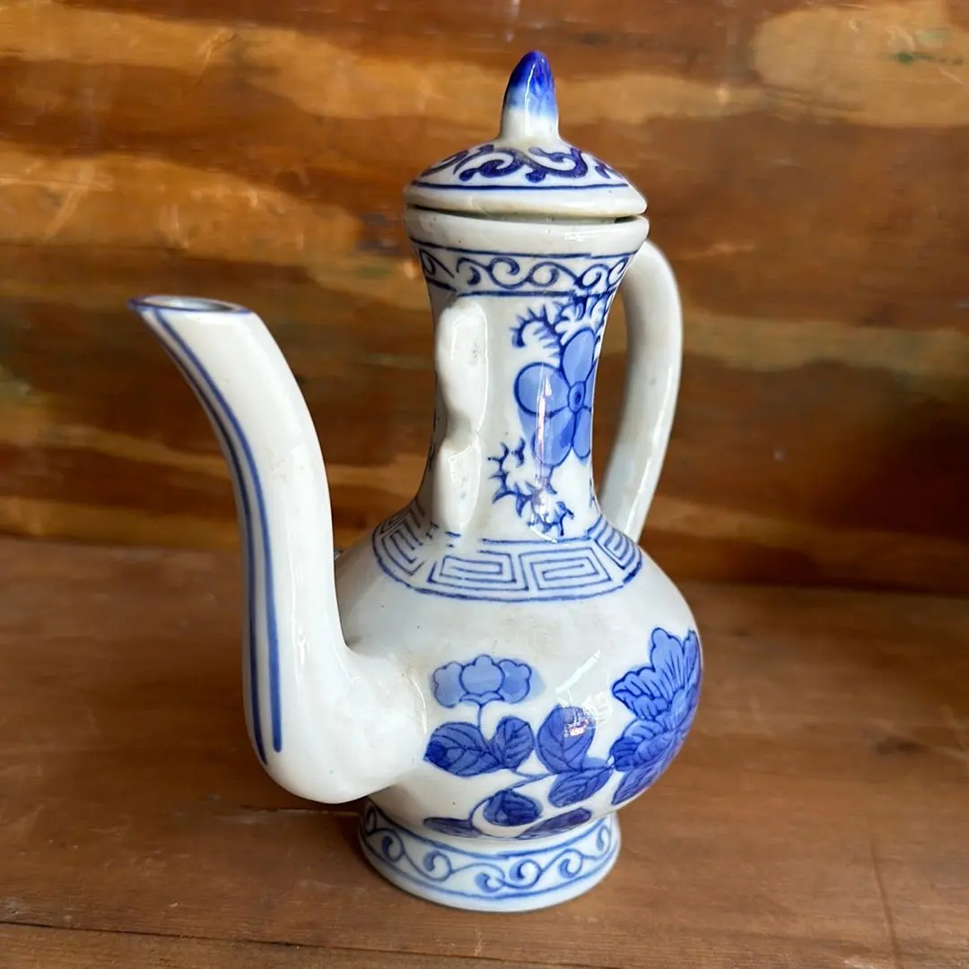 Blue And White Small Pitcher 1