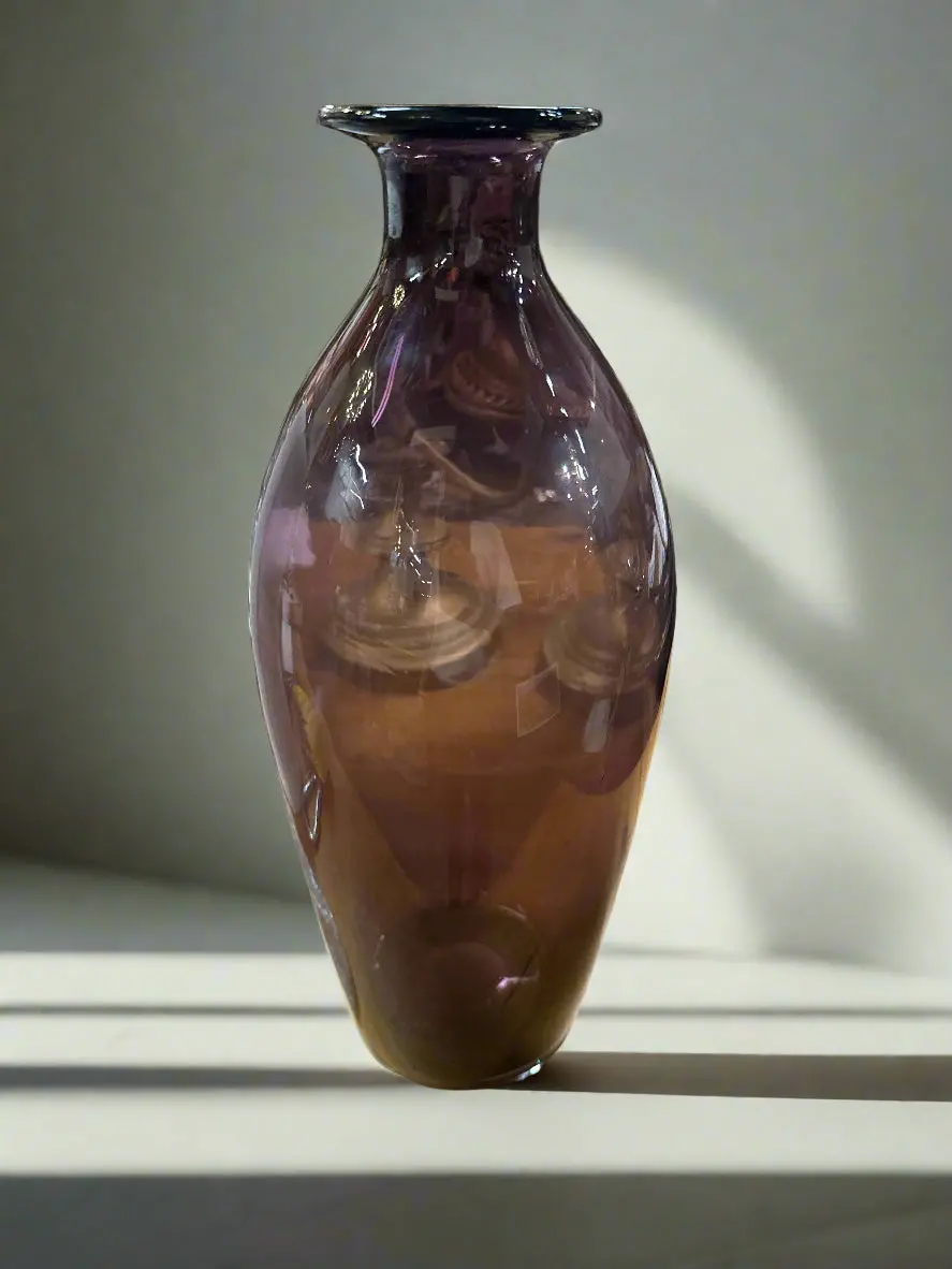 Purple Amethyst Glass Vase 1
