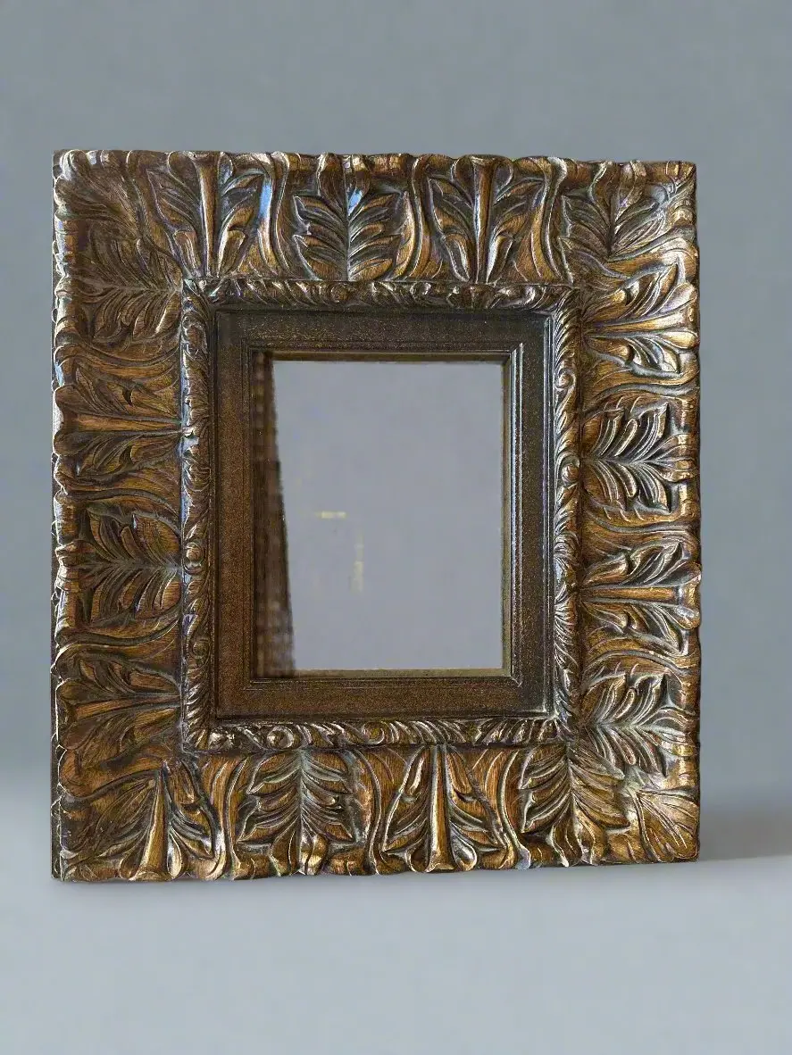 Ornate Dark Leaf Frame 1