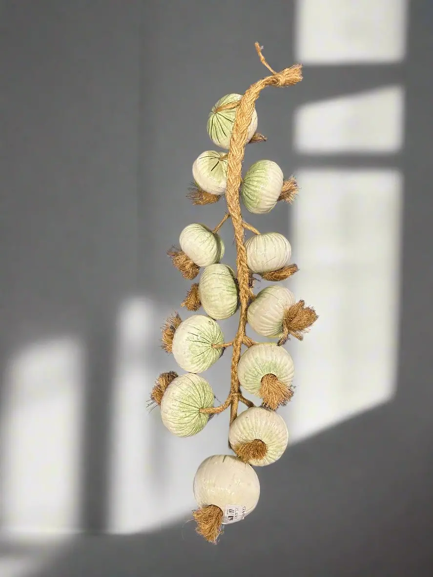 Ceramic Onions On Rope 1