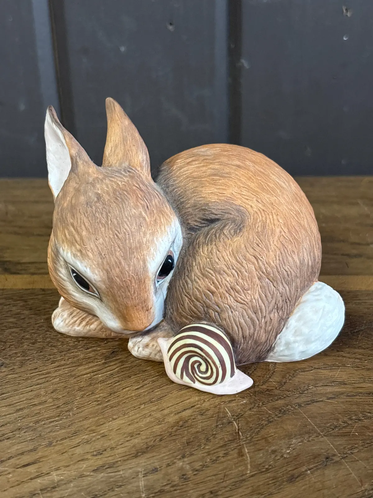 Hand Painted Bisque Rabbit 1
