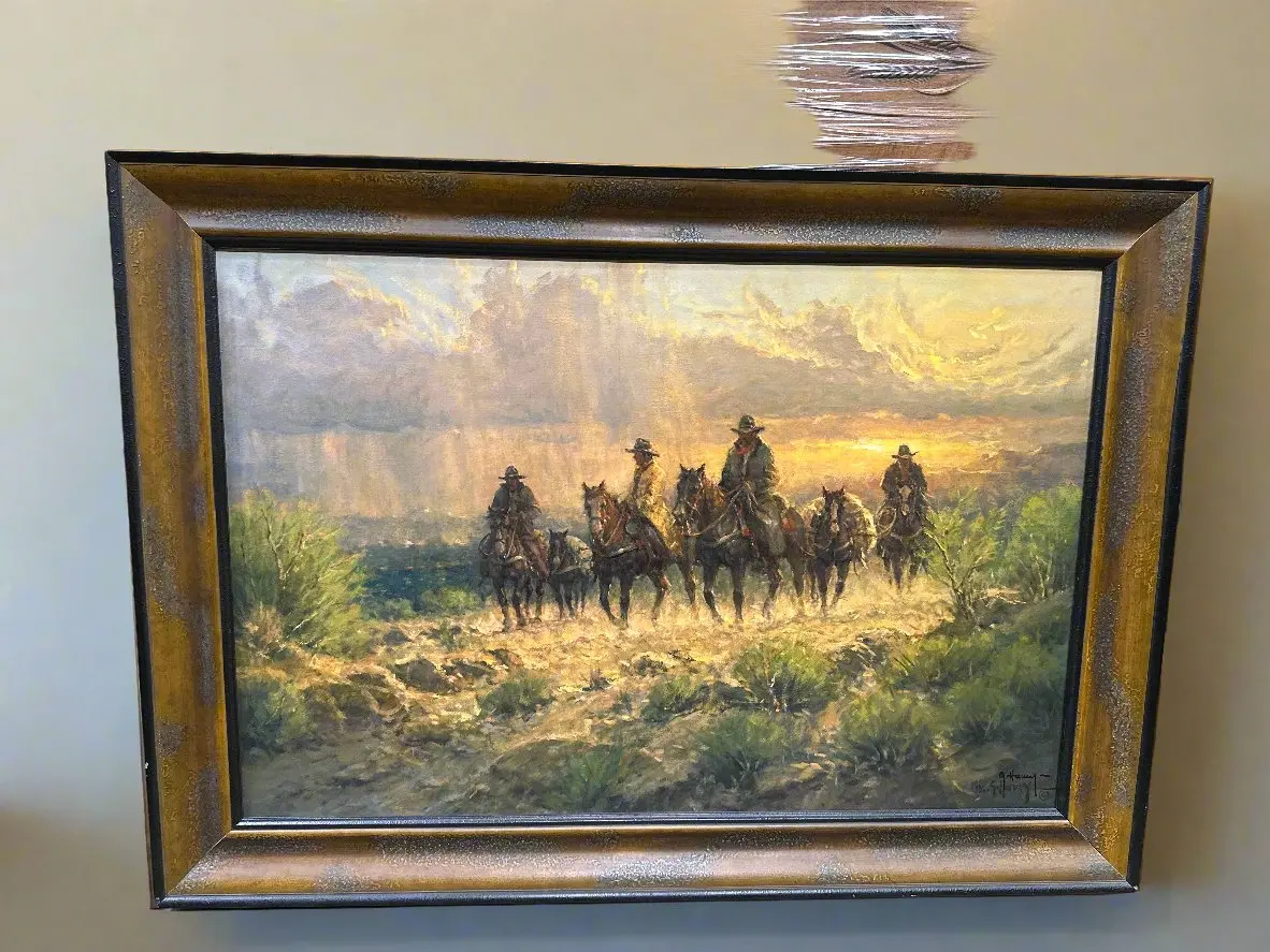 G Harvey Oil Giclee Print On Canvas 1