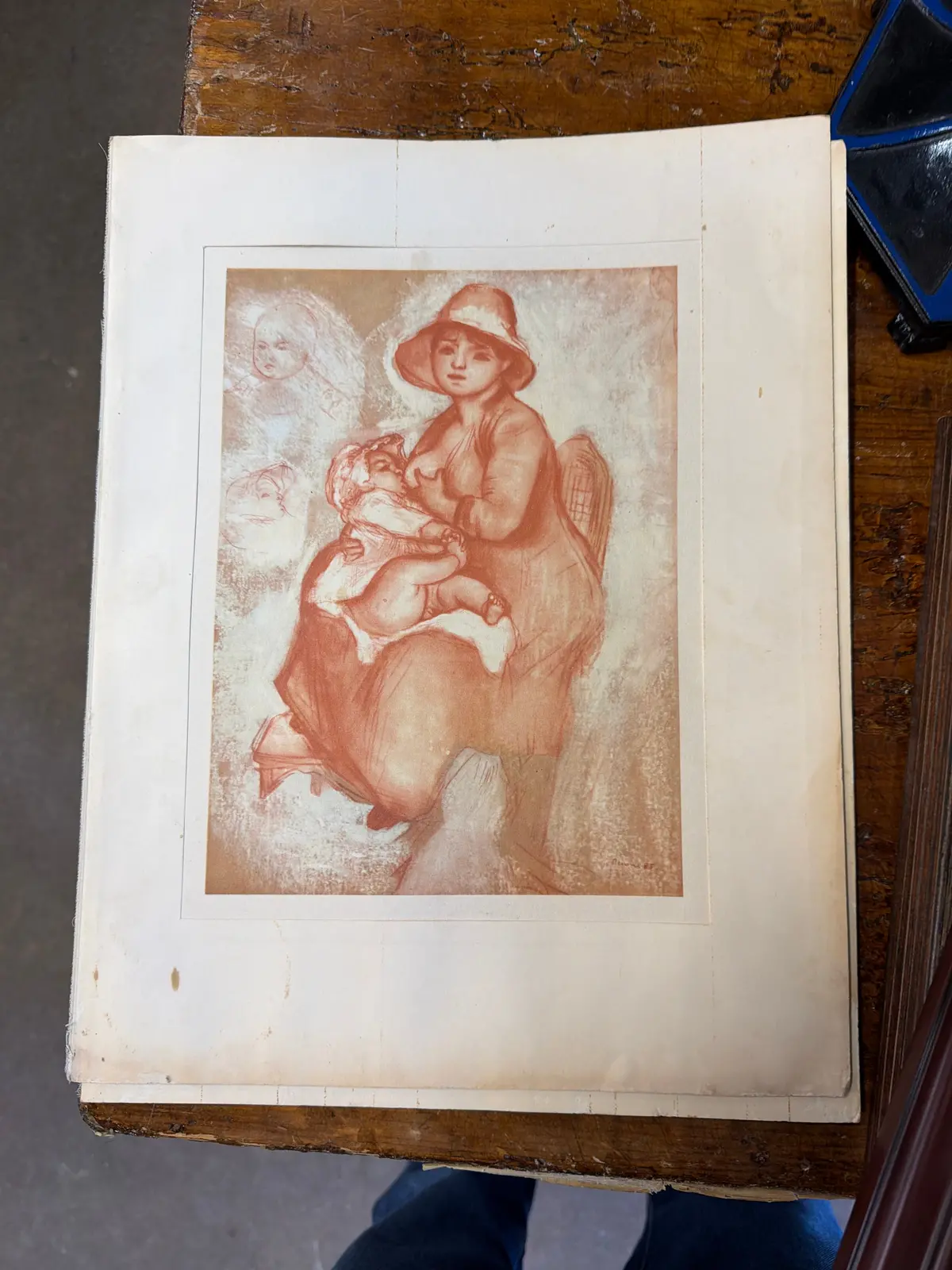 Renoyr Print Of Woman Breastfeeding 1