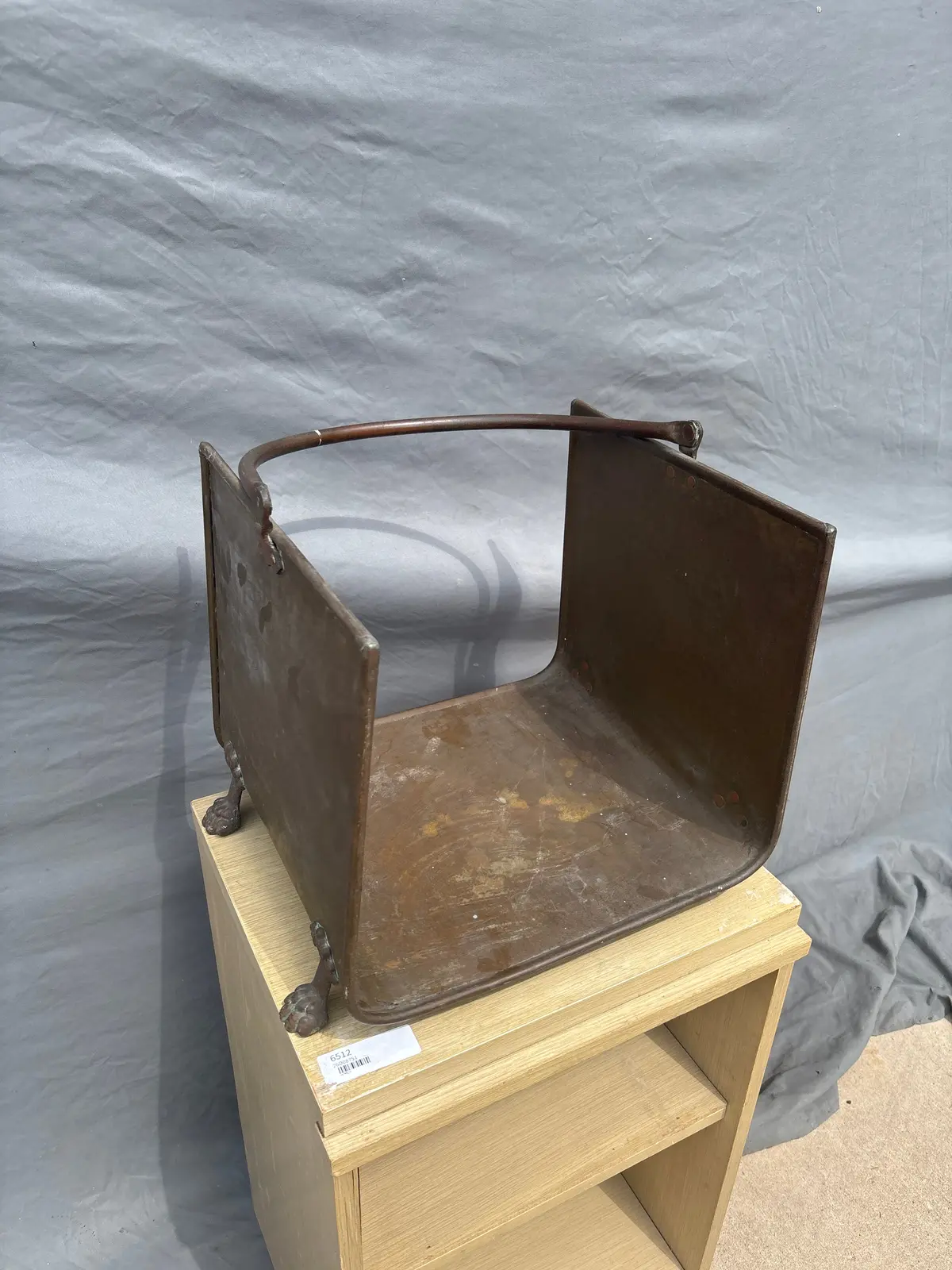 Brass And Copper Log Holder 1