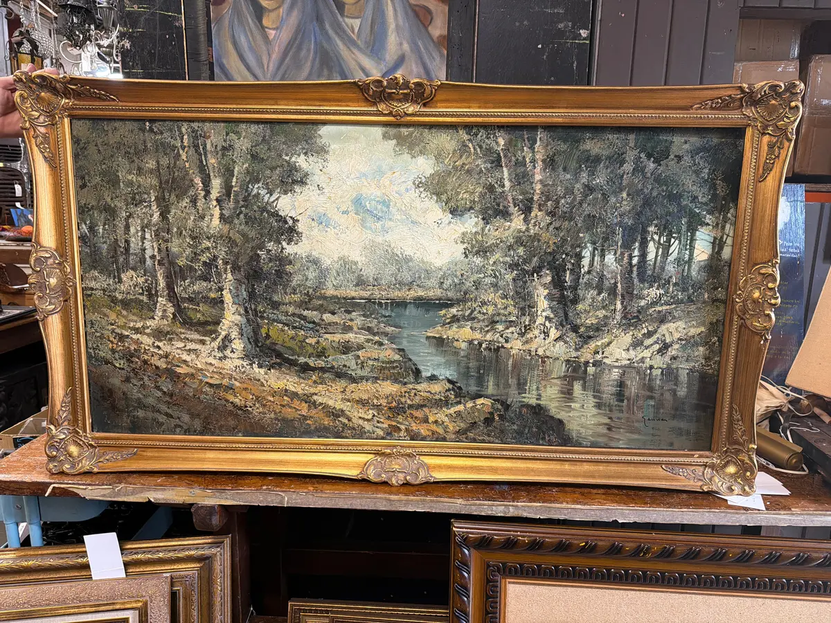 Large Framed Landscape Giclee 1
