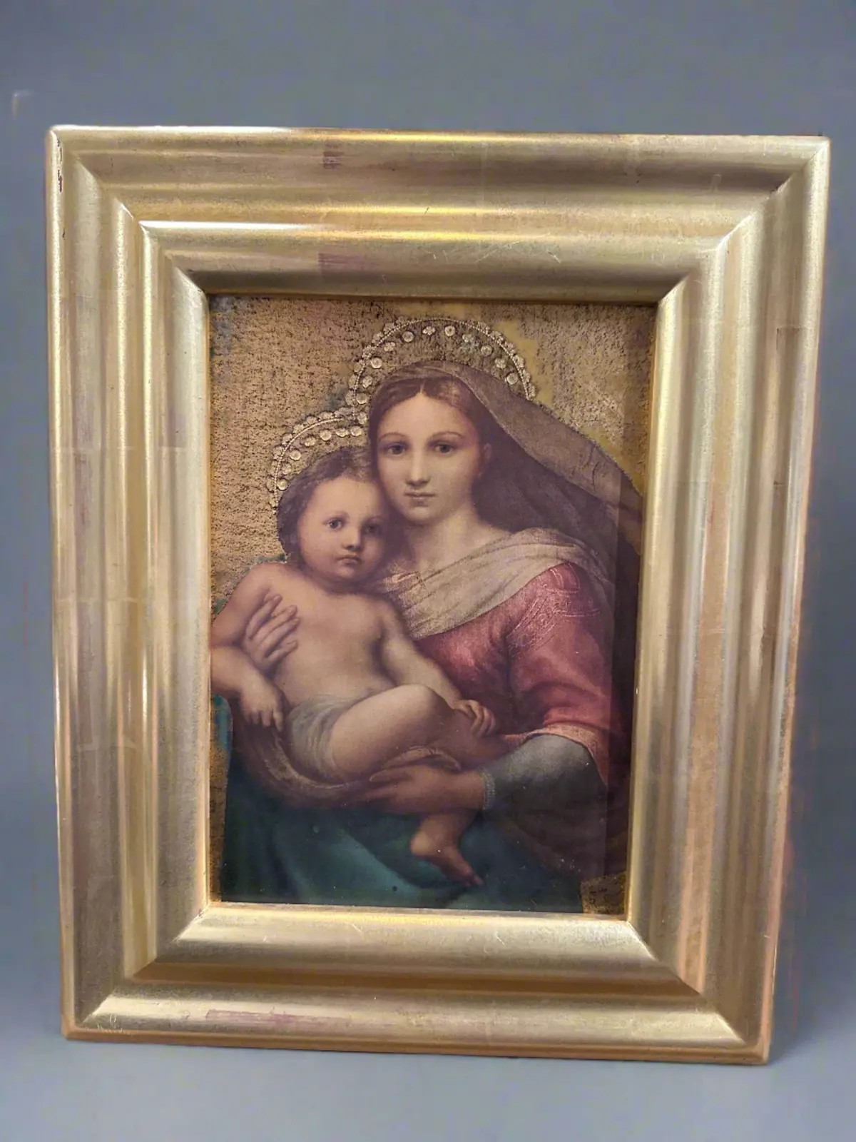Gold Framed Golden Rafael Madonna 1