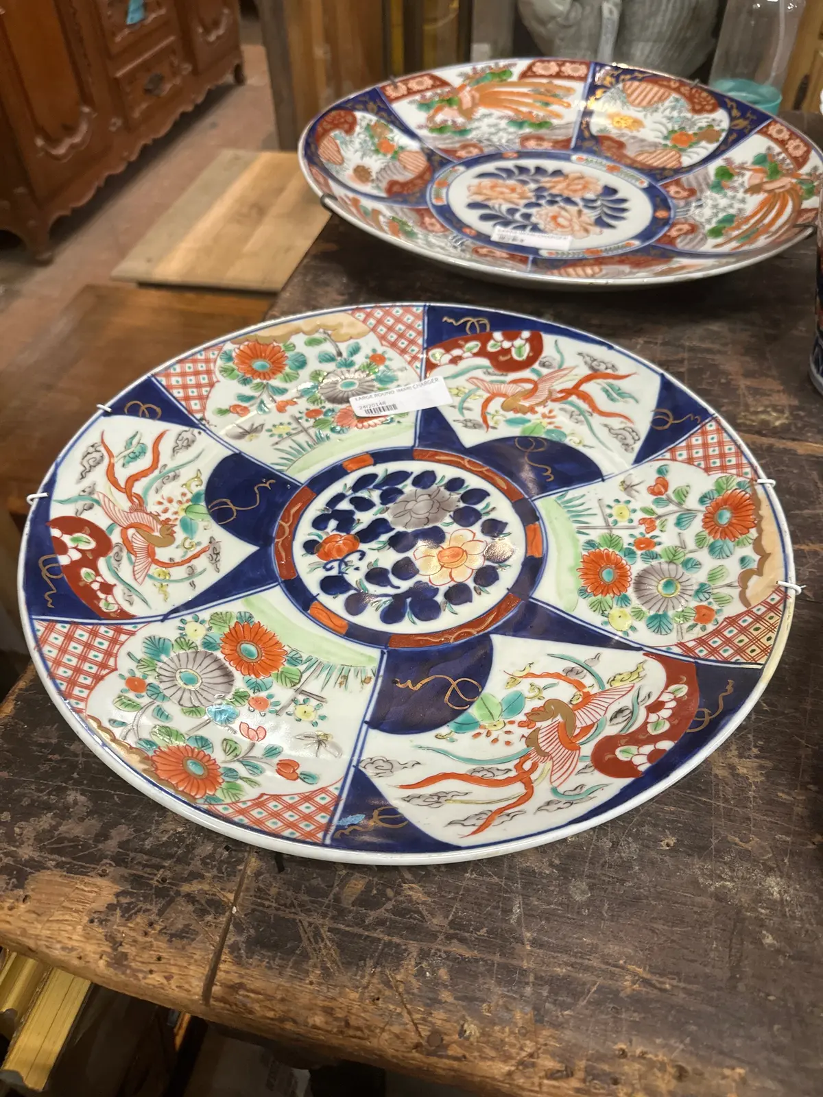 Large Round  Imari Charger 1