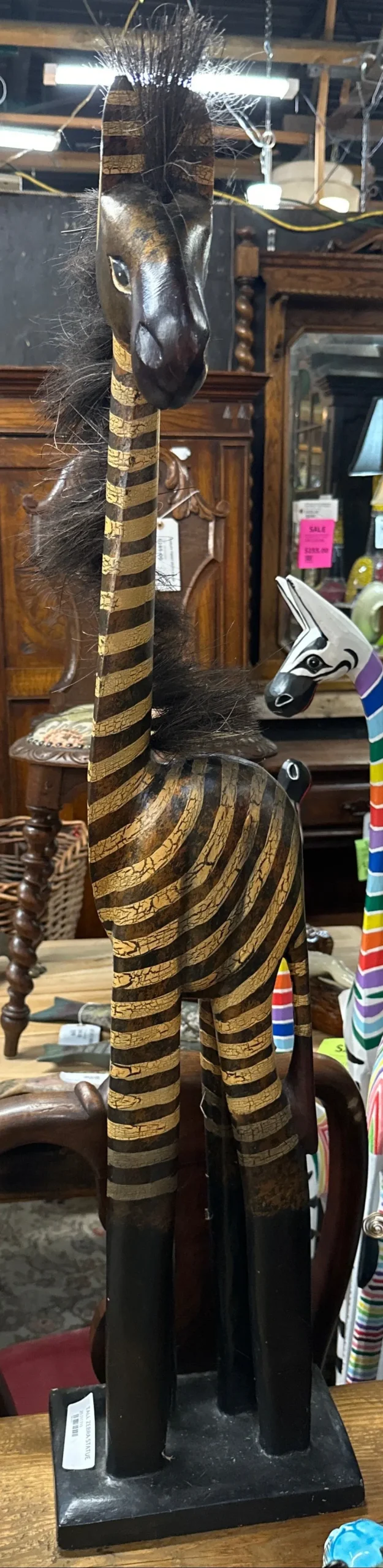 Tall Zebra Statue 1