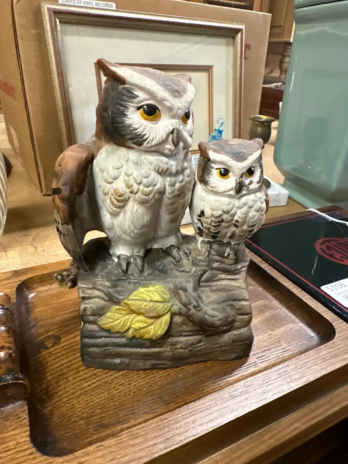 Porcelain Owls Music Box 1