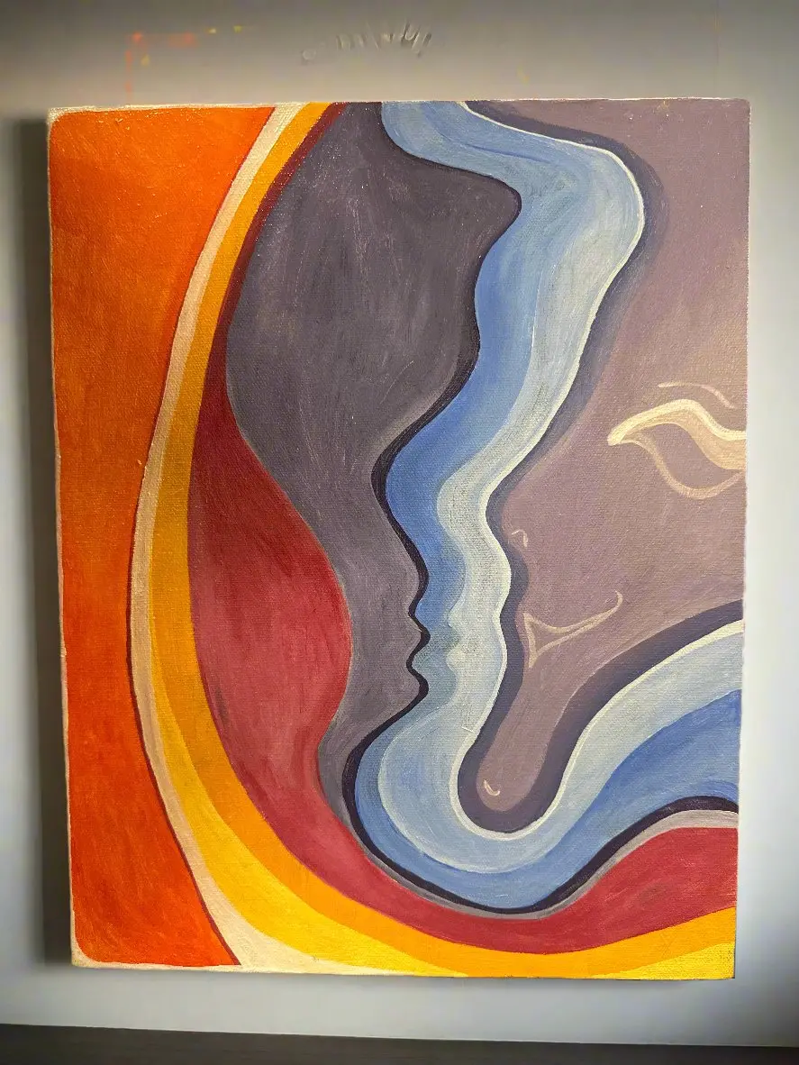 Small Amelia Shipman Abstract Painting 1