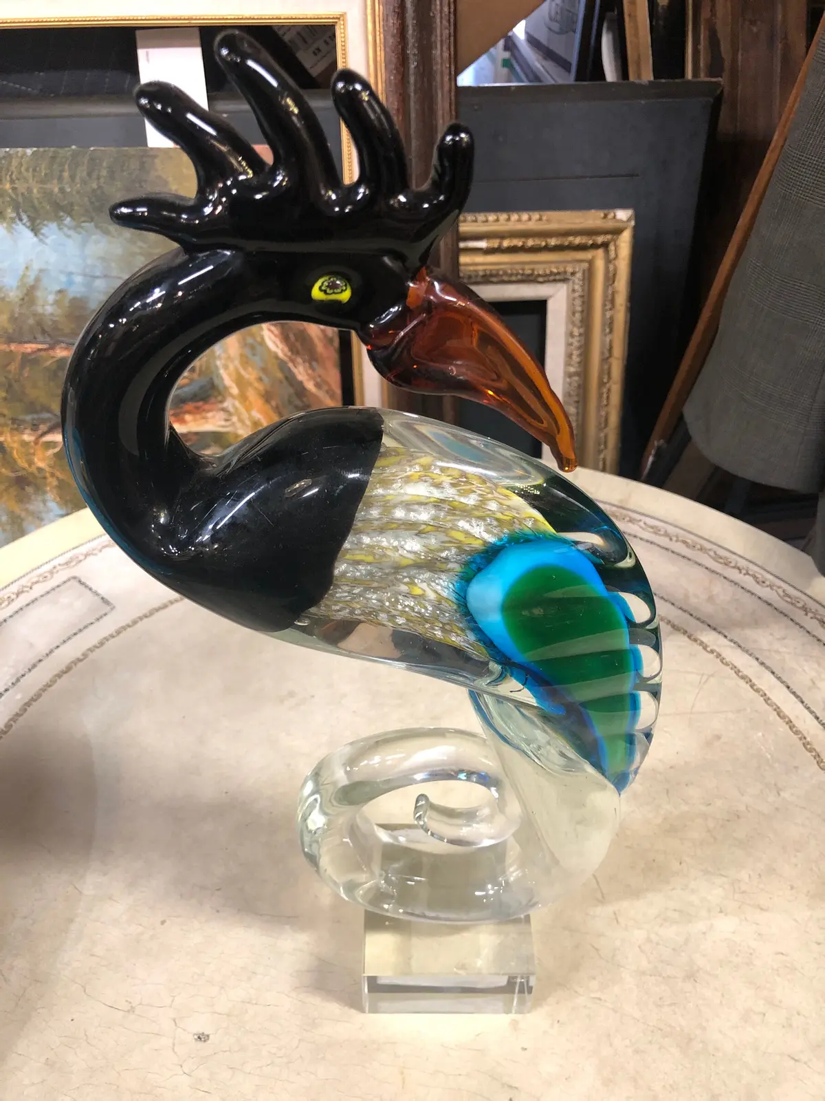 Large Murano Bird 1