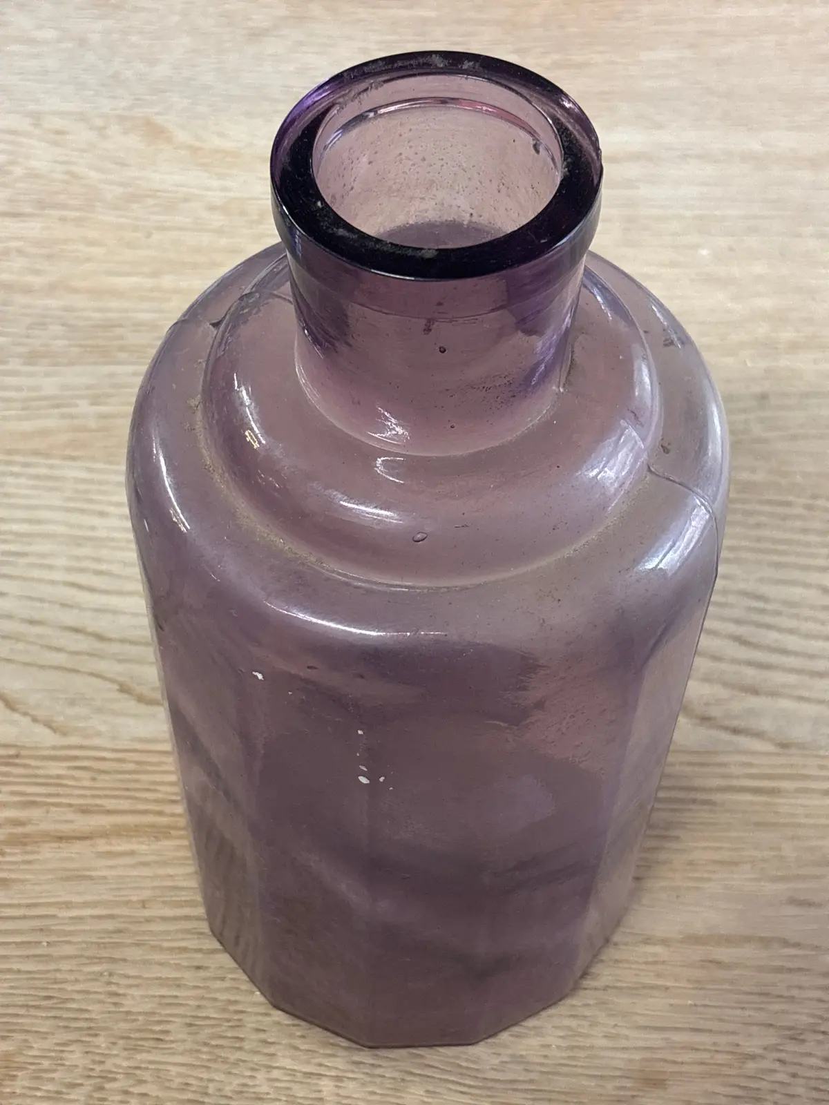 Large Soda Glass Jar 1