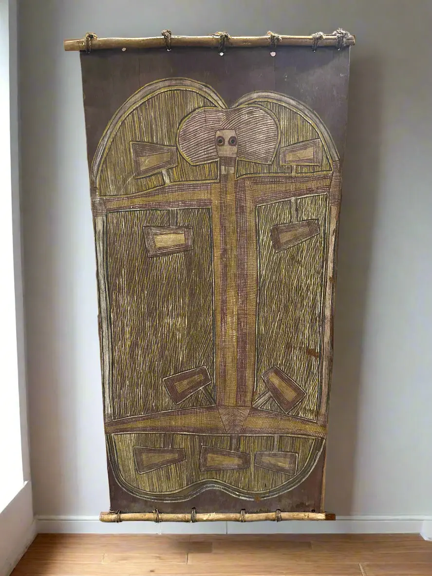 African Carved Wood Panel 1