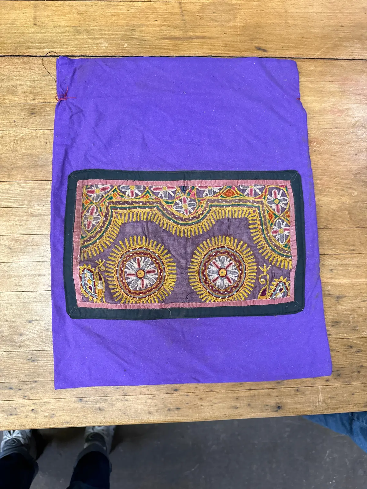 As Found Ethnic Needle Point 1