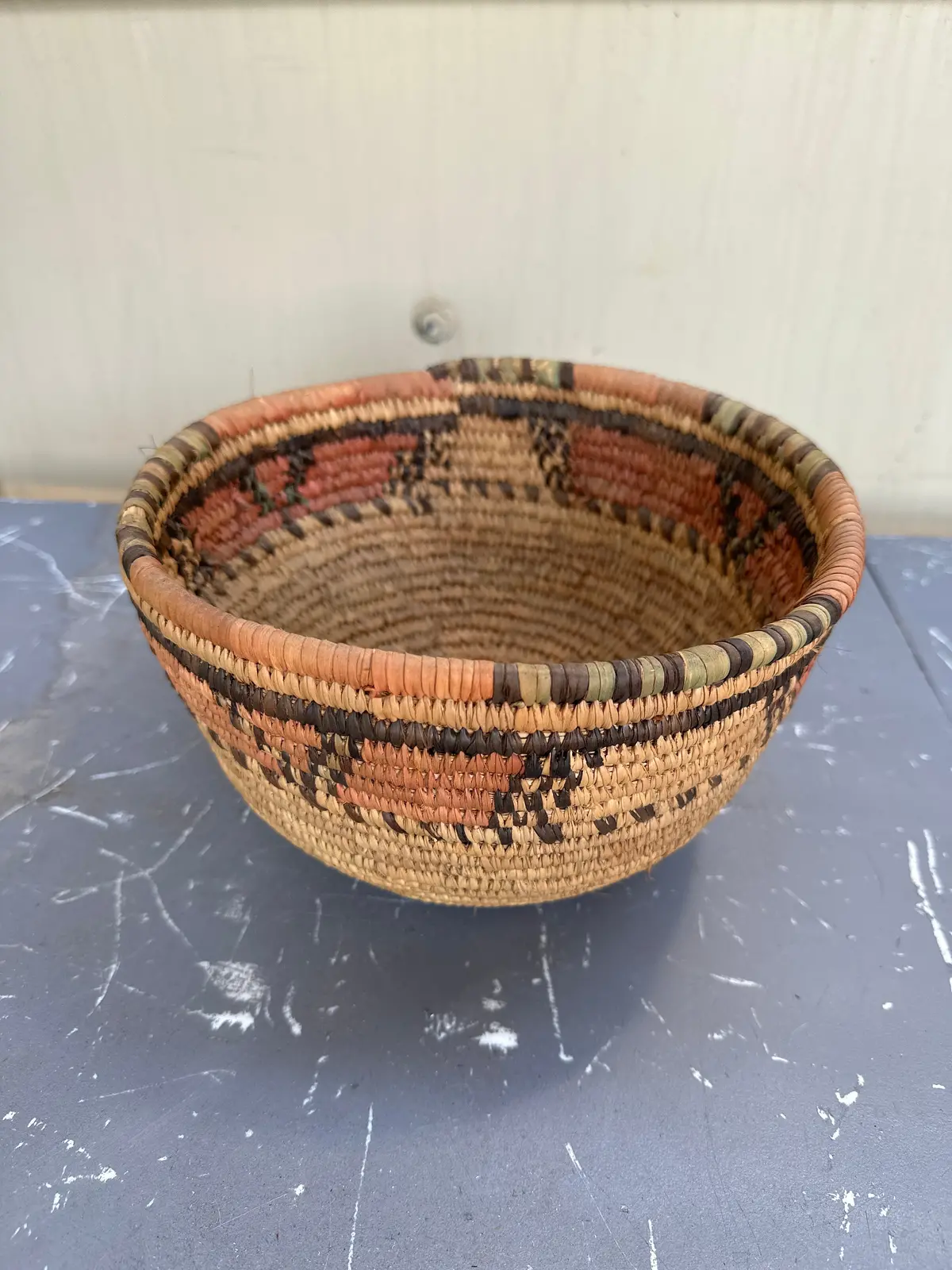 Vintage Nigerian Basket 1