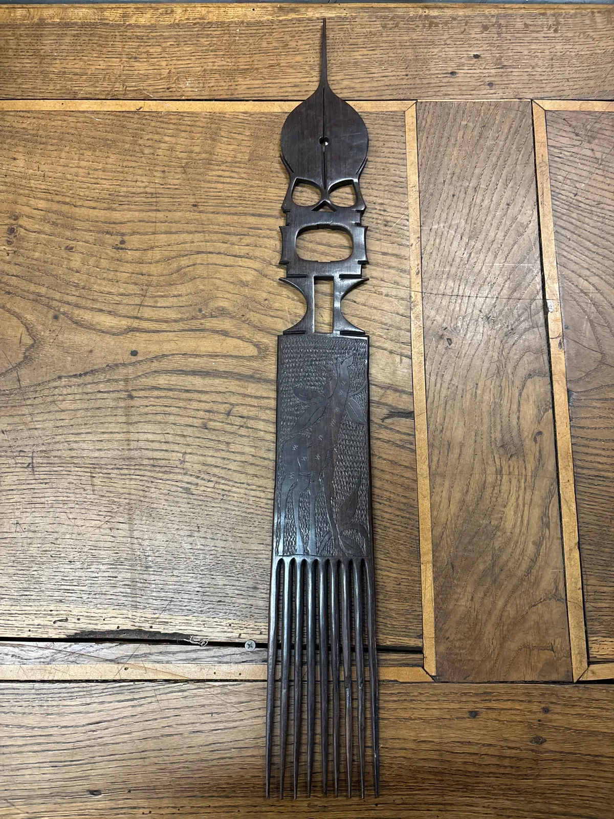 Exotic African Hardwood Comb 1