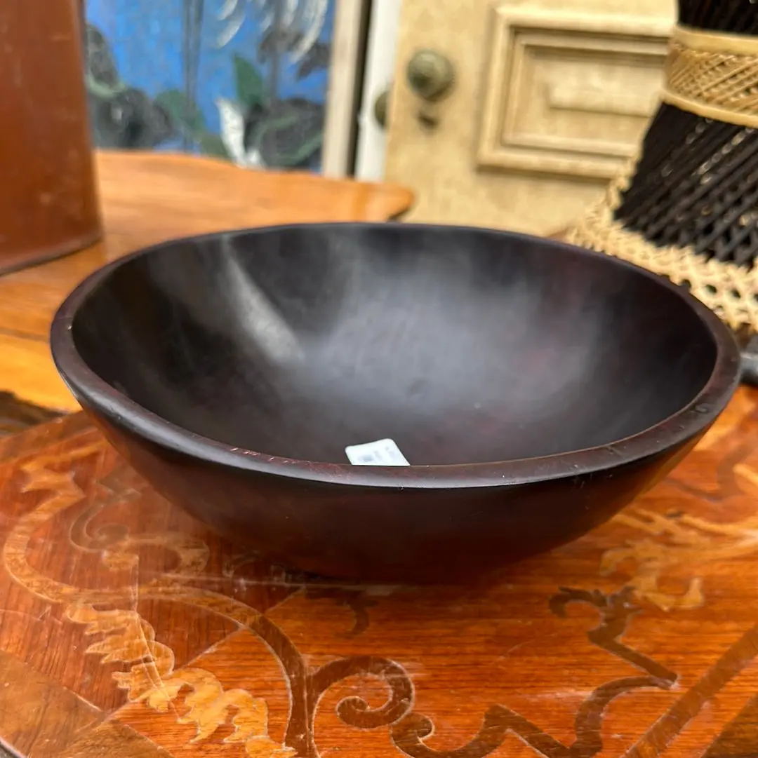 Large Wood Bowl 1