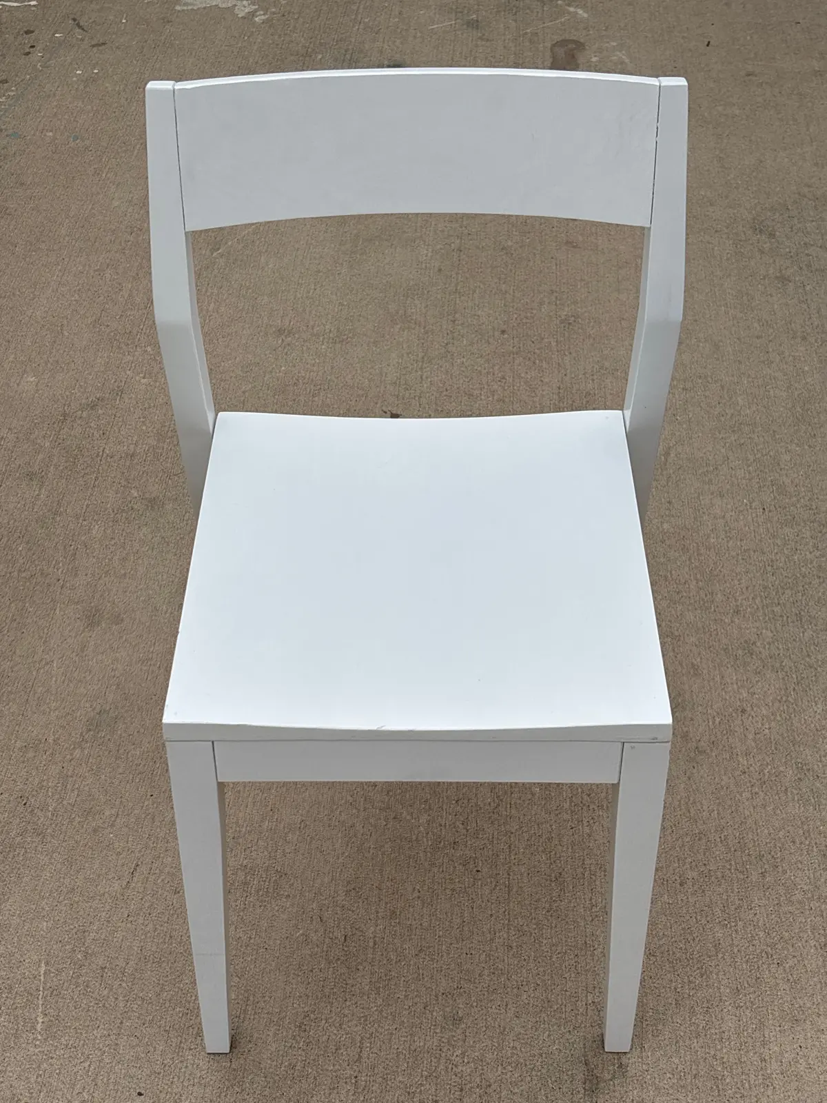Modern Square Back Chair 1