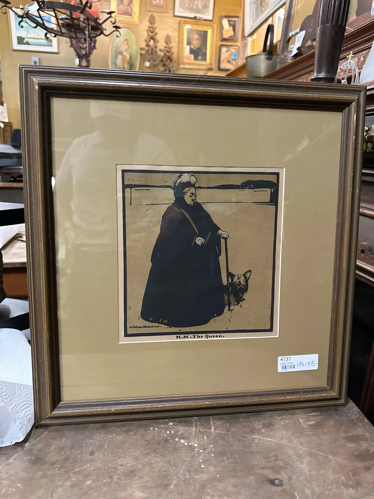 Wm Nicholson "The Queen" Circa 1900 1