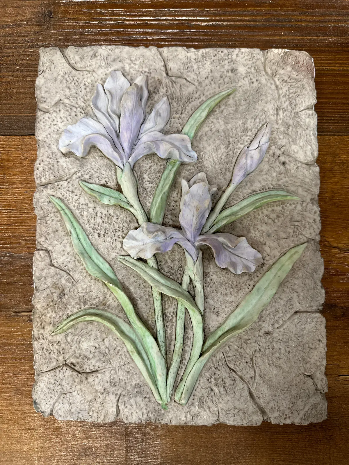 Floral Vertical Plaque 1
