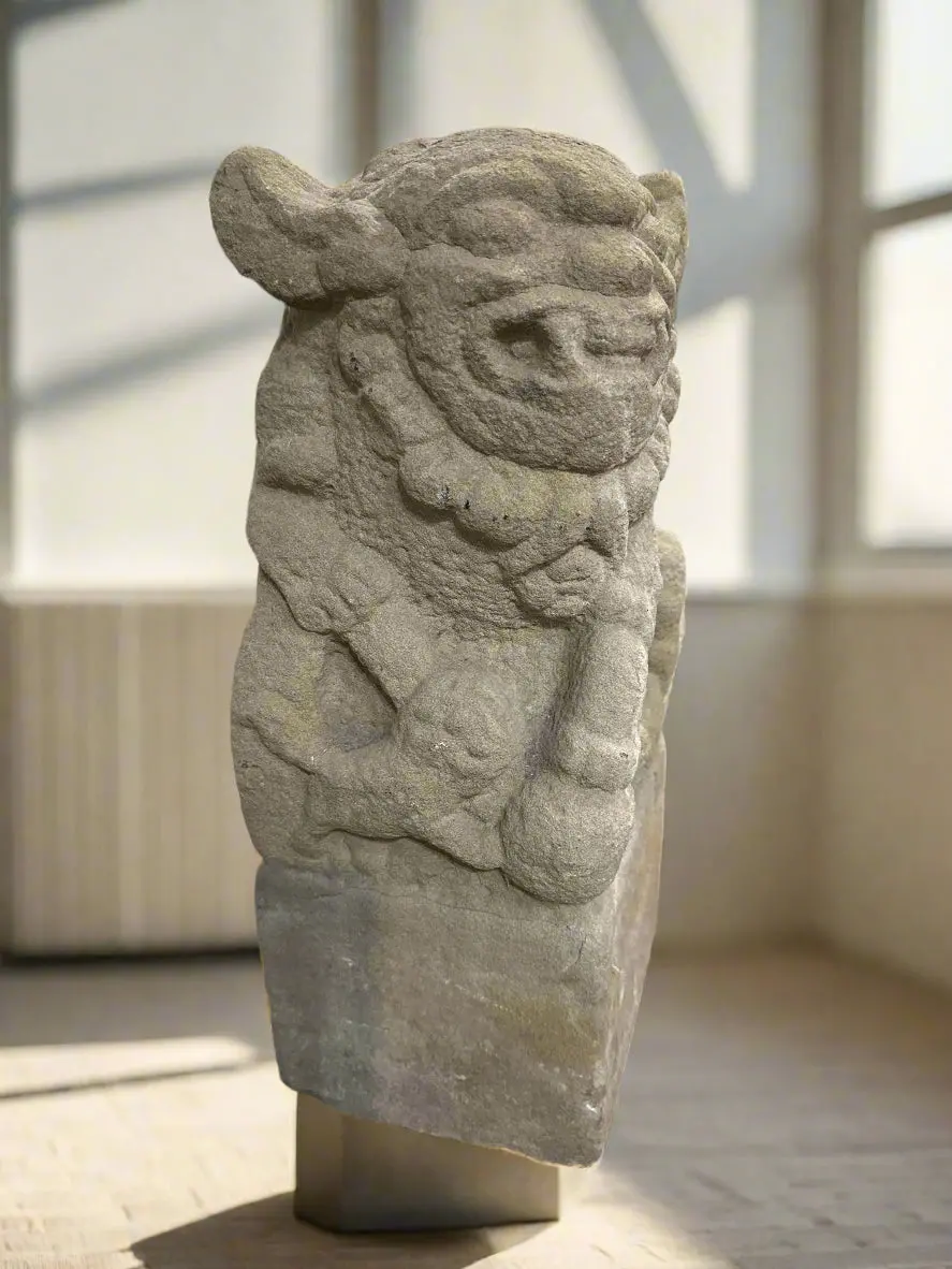 Cast Stone Gargoyle Marked Taiwan` 1