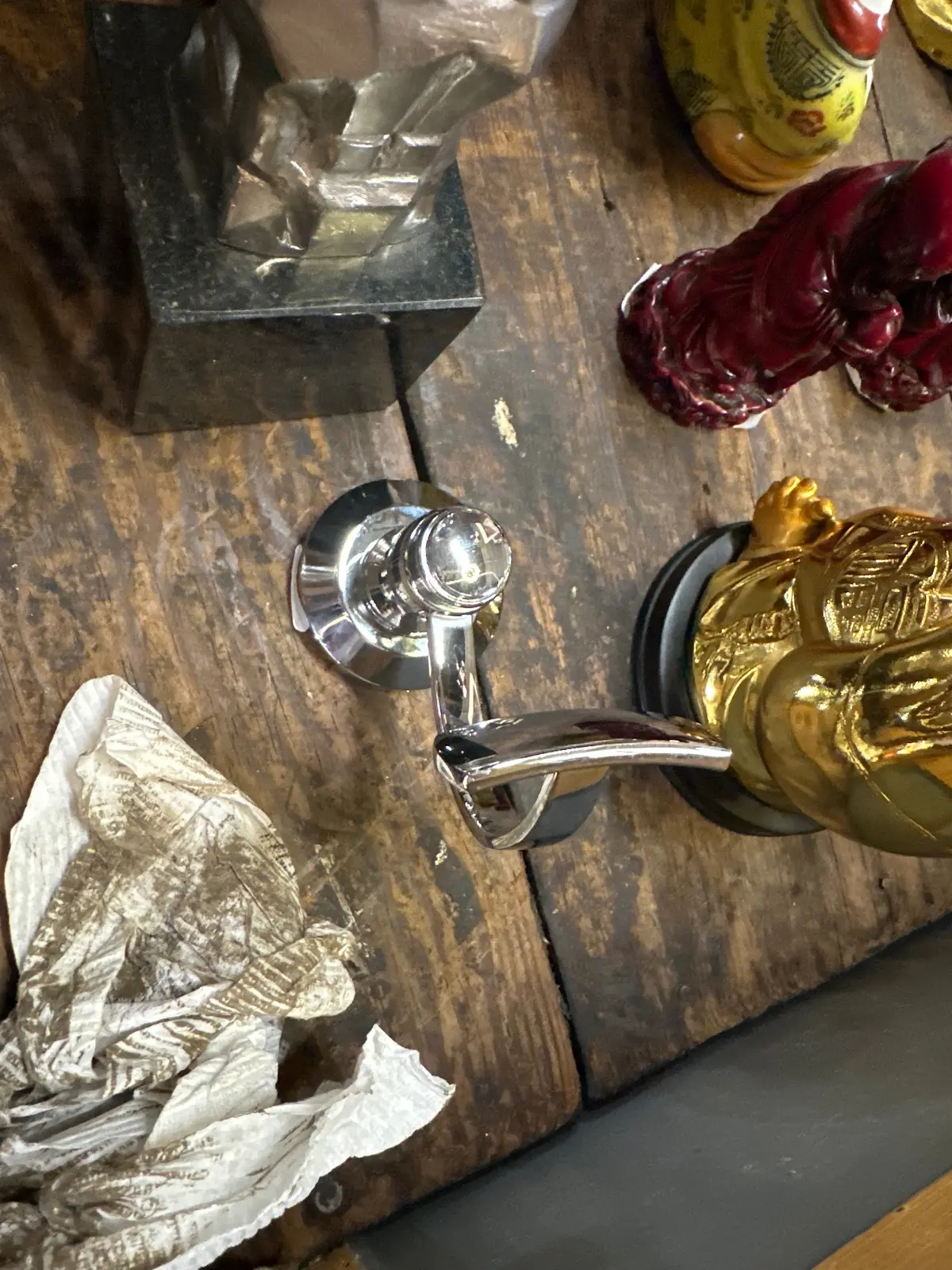 Silver Plate Drawer Knob 1