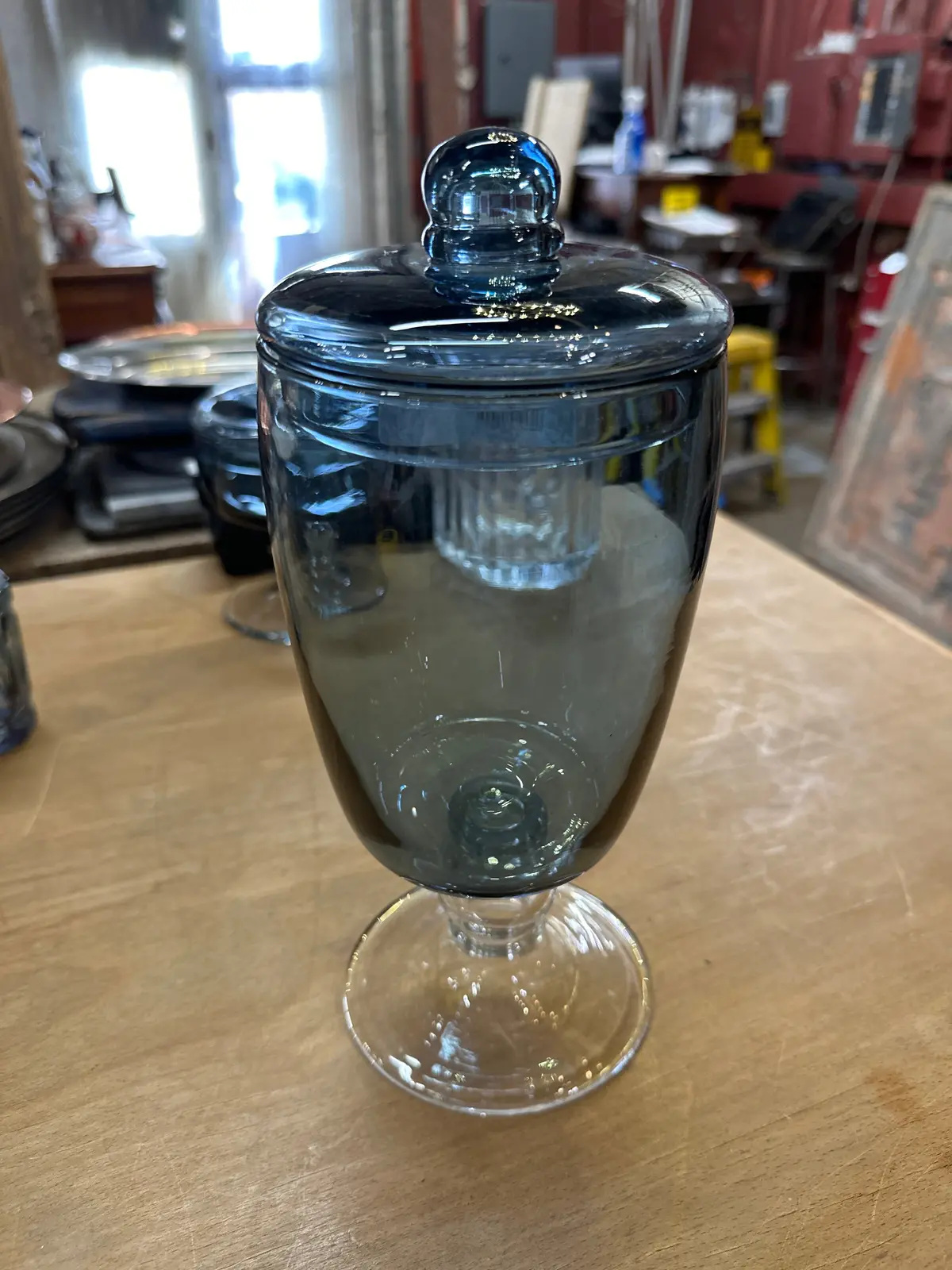 Vintage Candy Jar With Lid 1