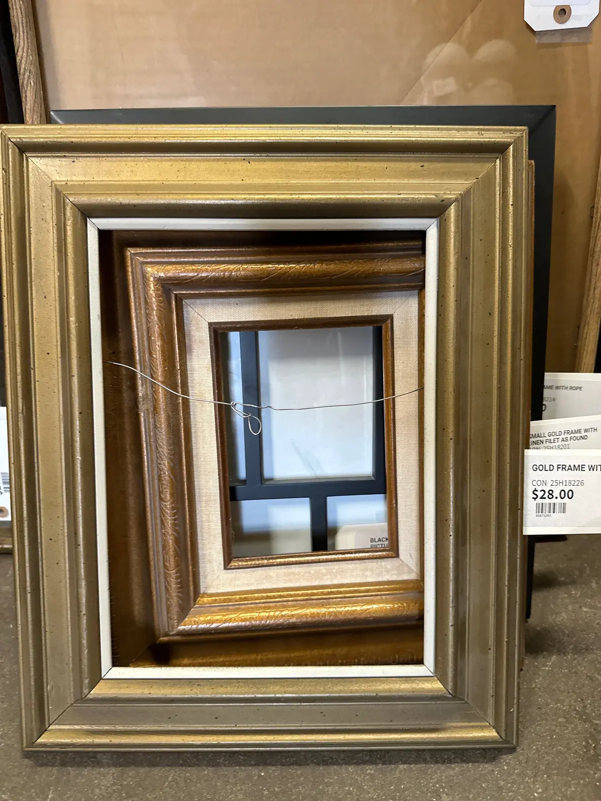 Gold Frame With Filet 1