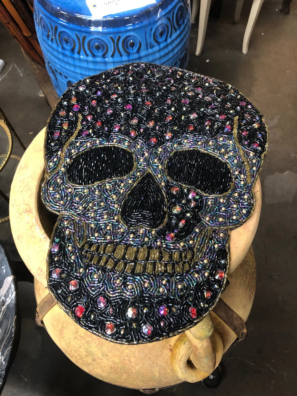 Beaded Skull Place Mat 1