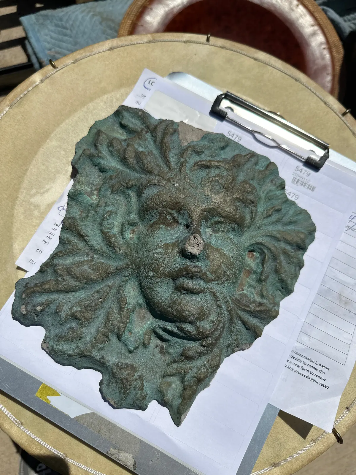 Small Concrete Woman Mask 1
