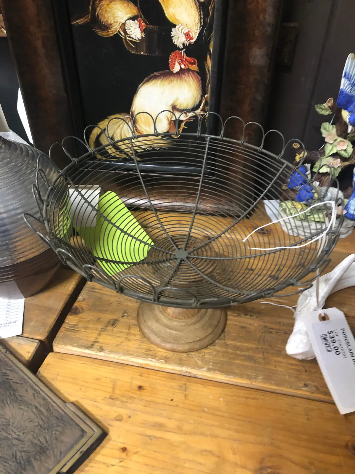 Wood And Wire Basket 1