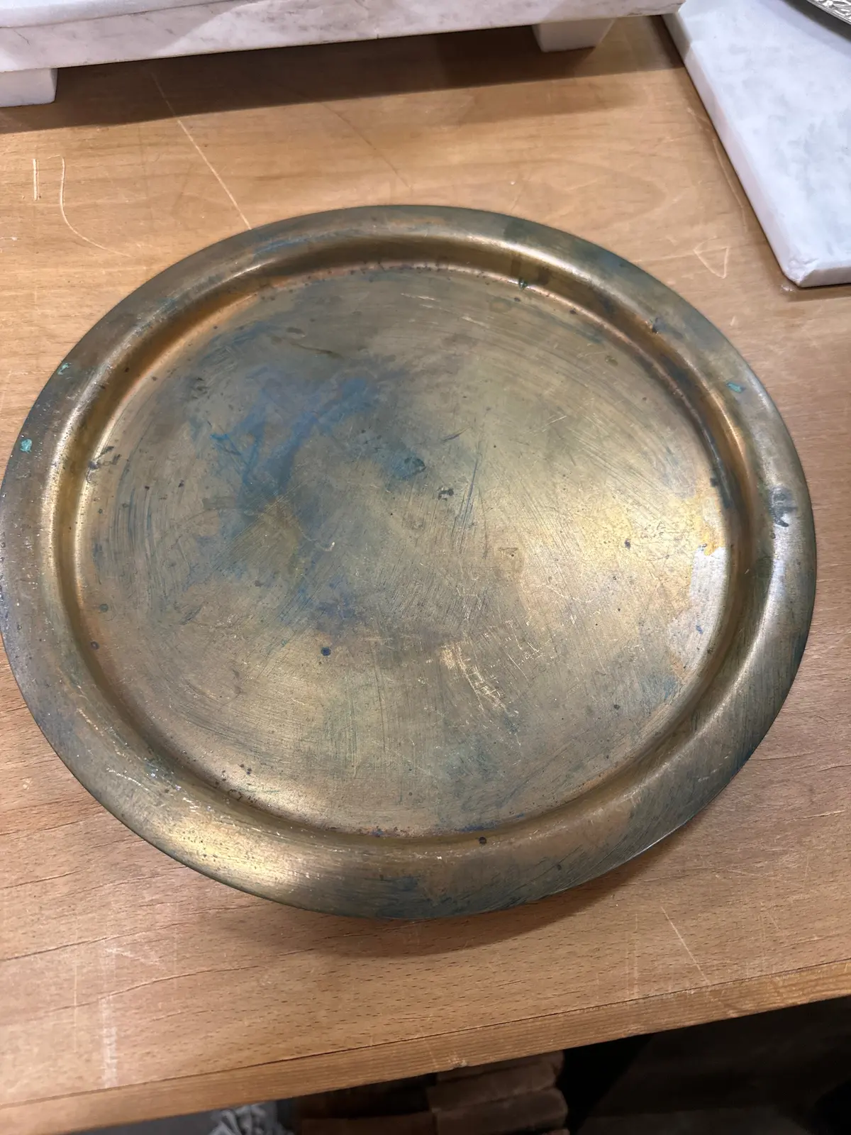 Large Brass Plate 1