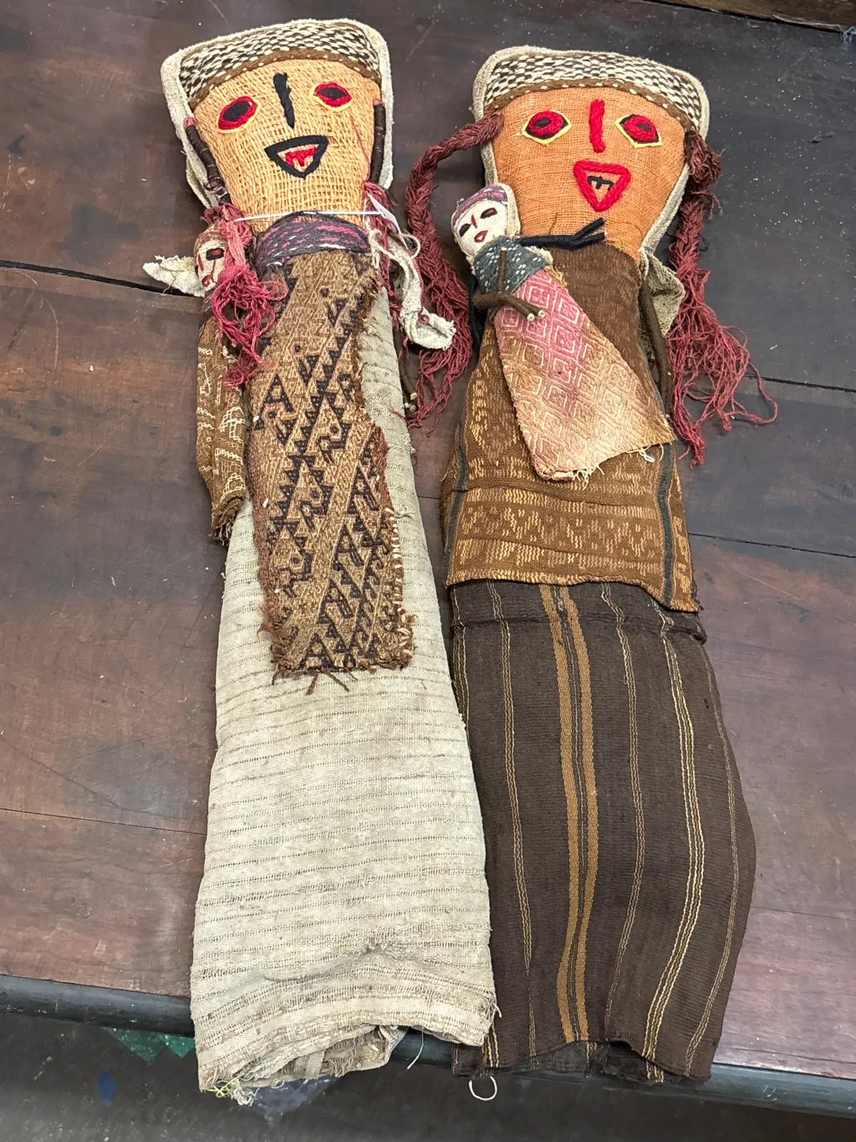 Pair Of Woven Dolls 1