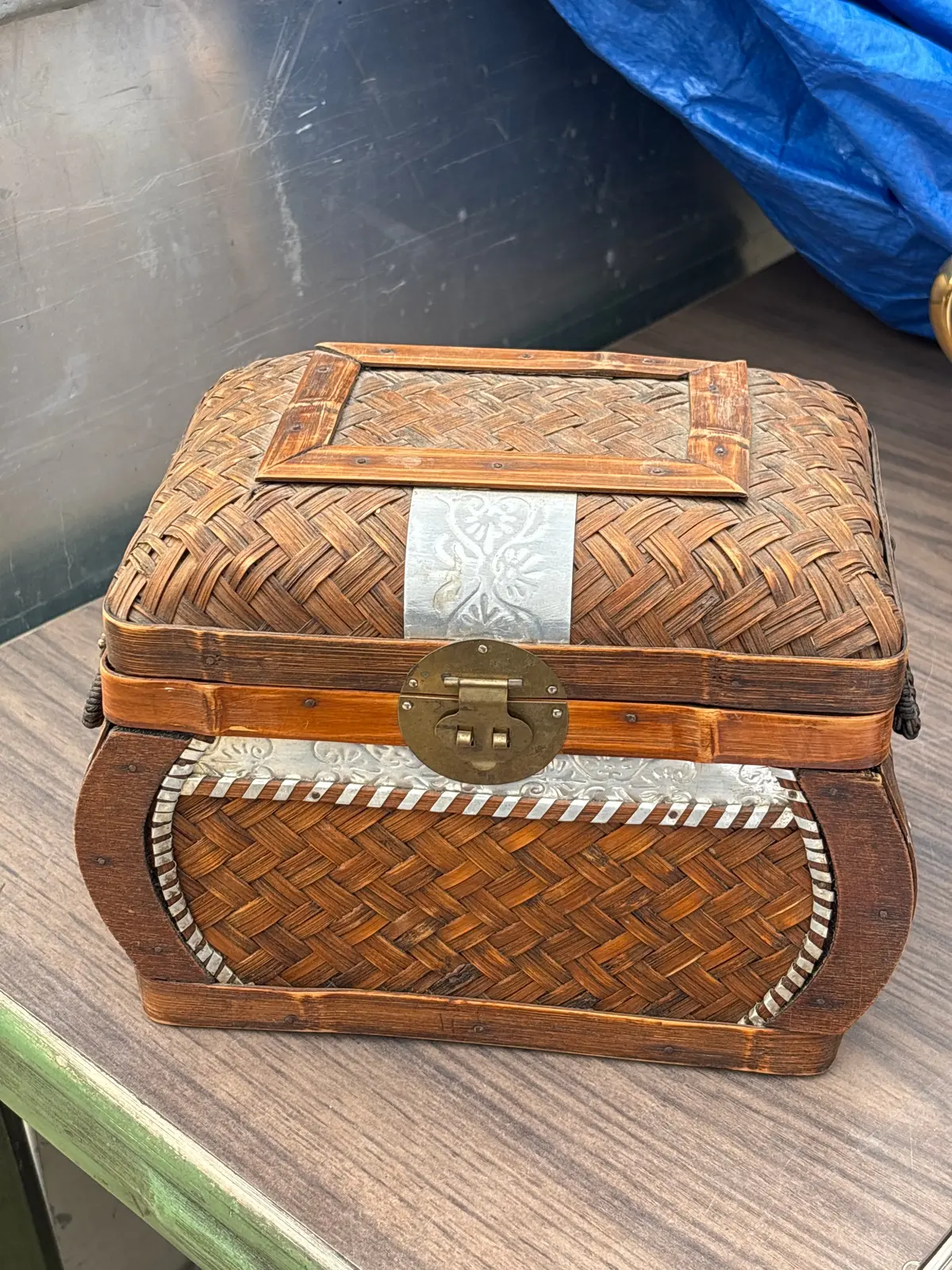 Small Woven Box 1