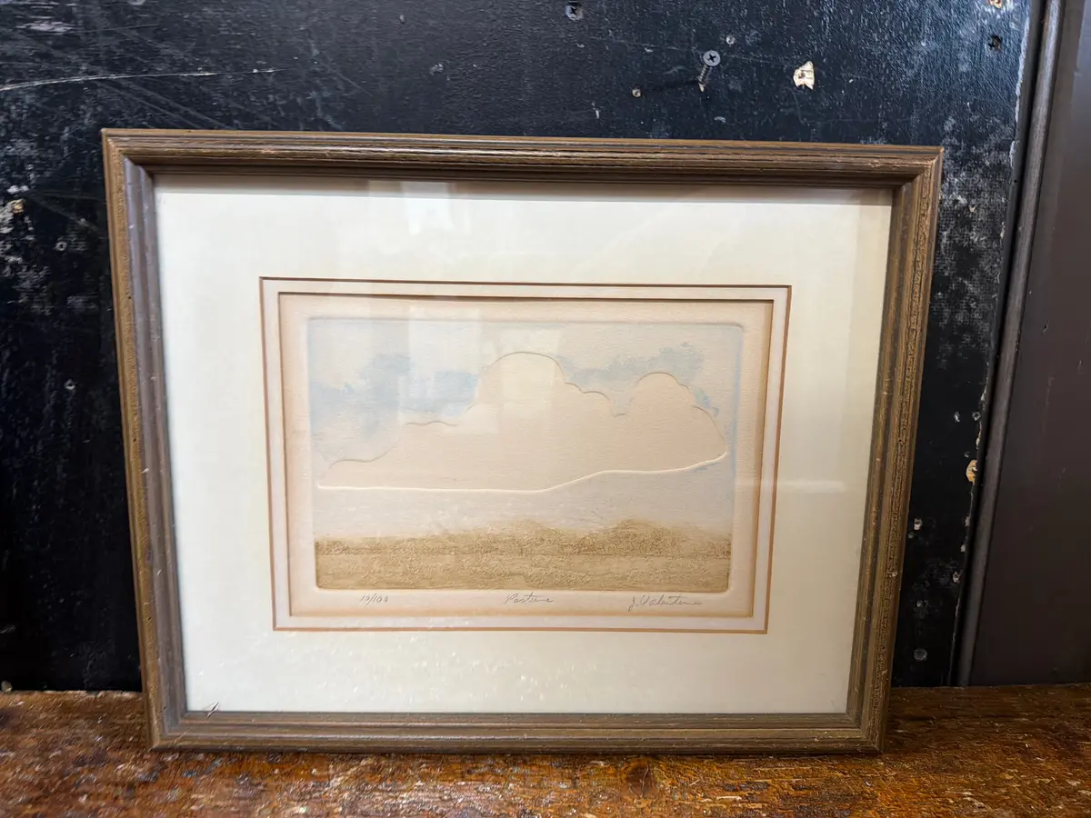 Pastures 10/100 Lithograph - J. Valenters 1