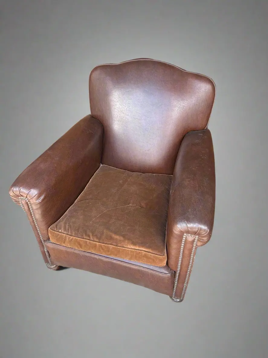 Leather Club Chair 1