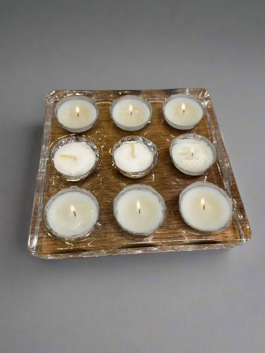 9 Light Flat Vitive Candle Holder 1