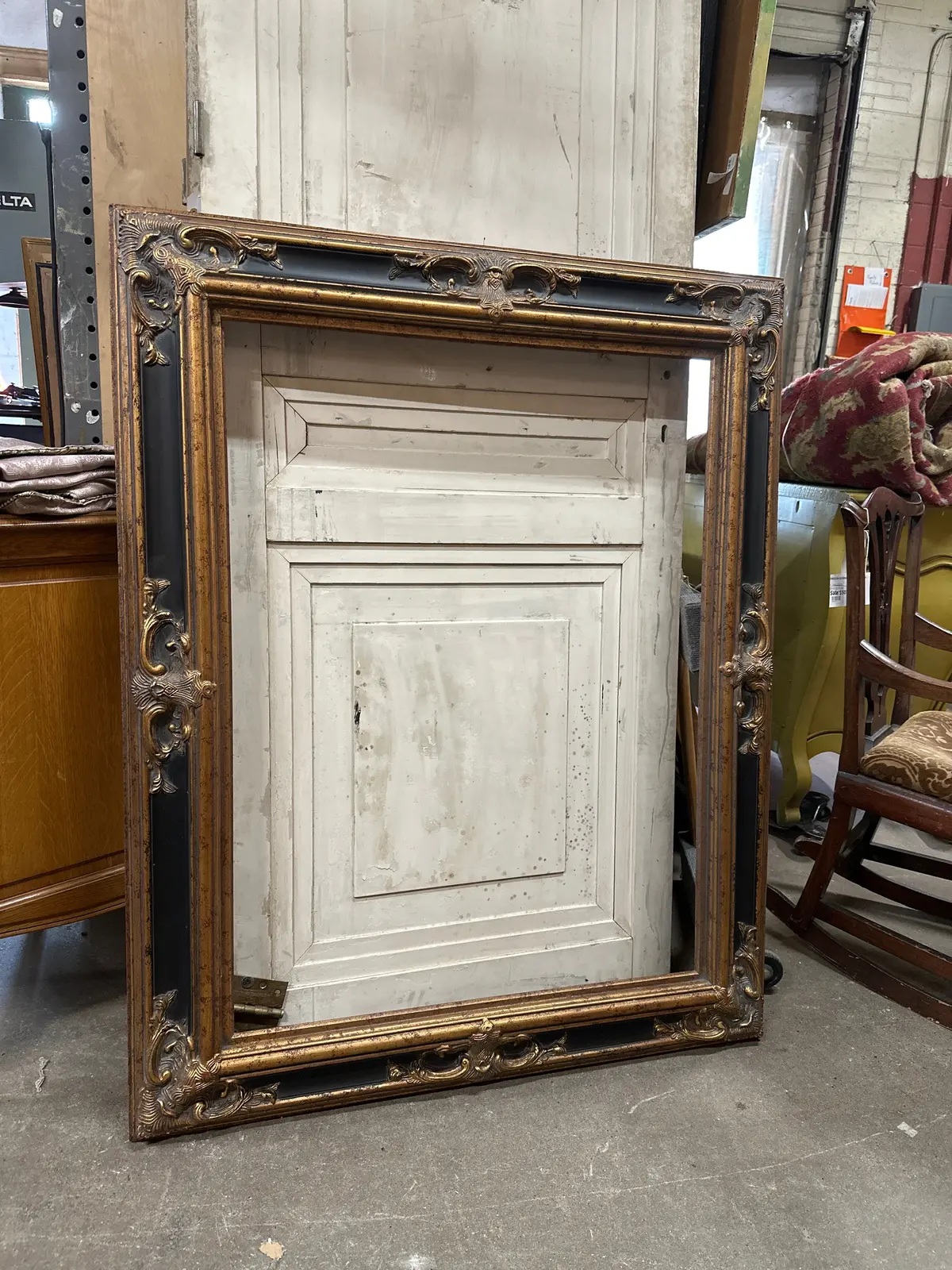 Black And Gold Composition Frame 1