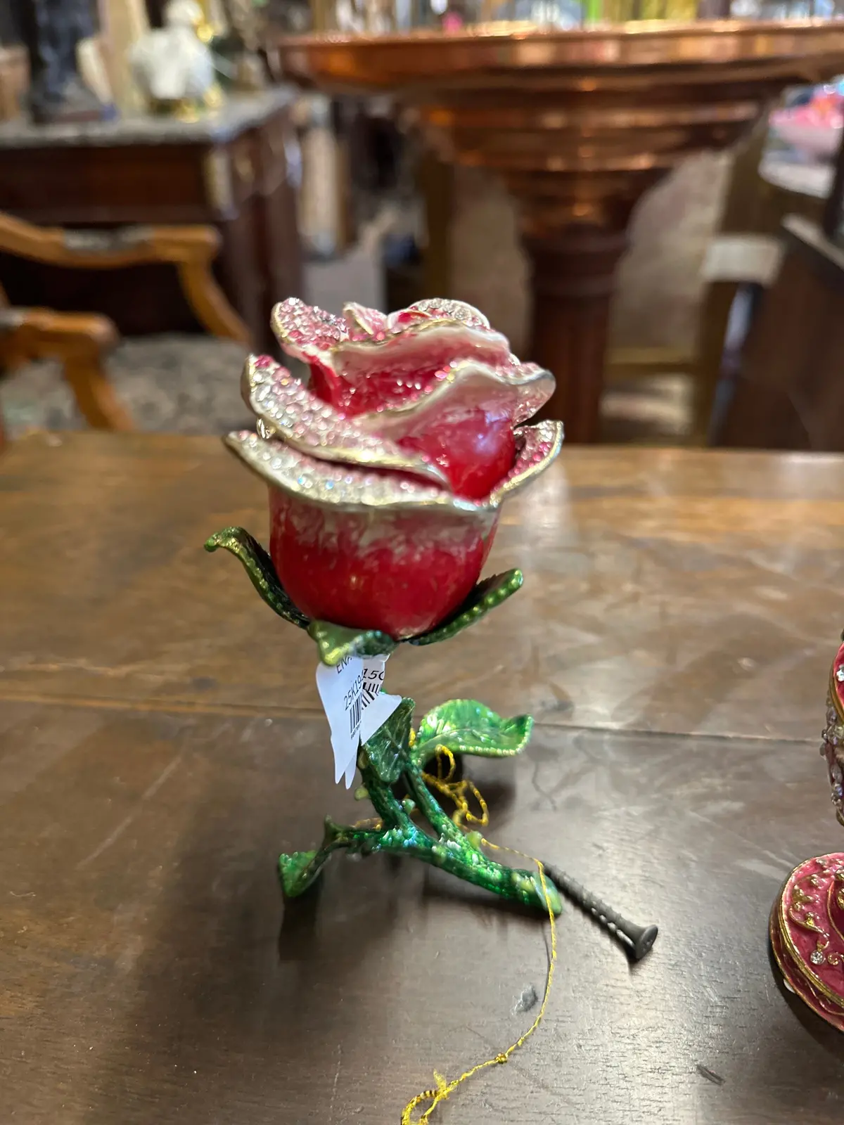 Enamled And Jeweled Rose 1