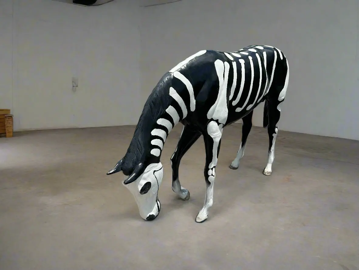 Huge Aluminum Horse 1