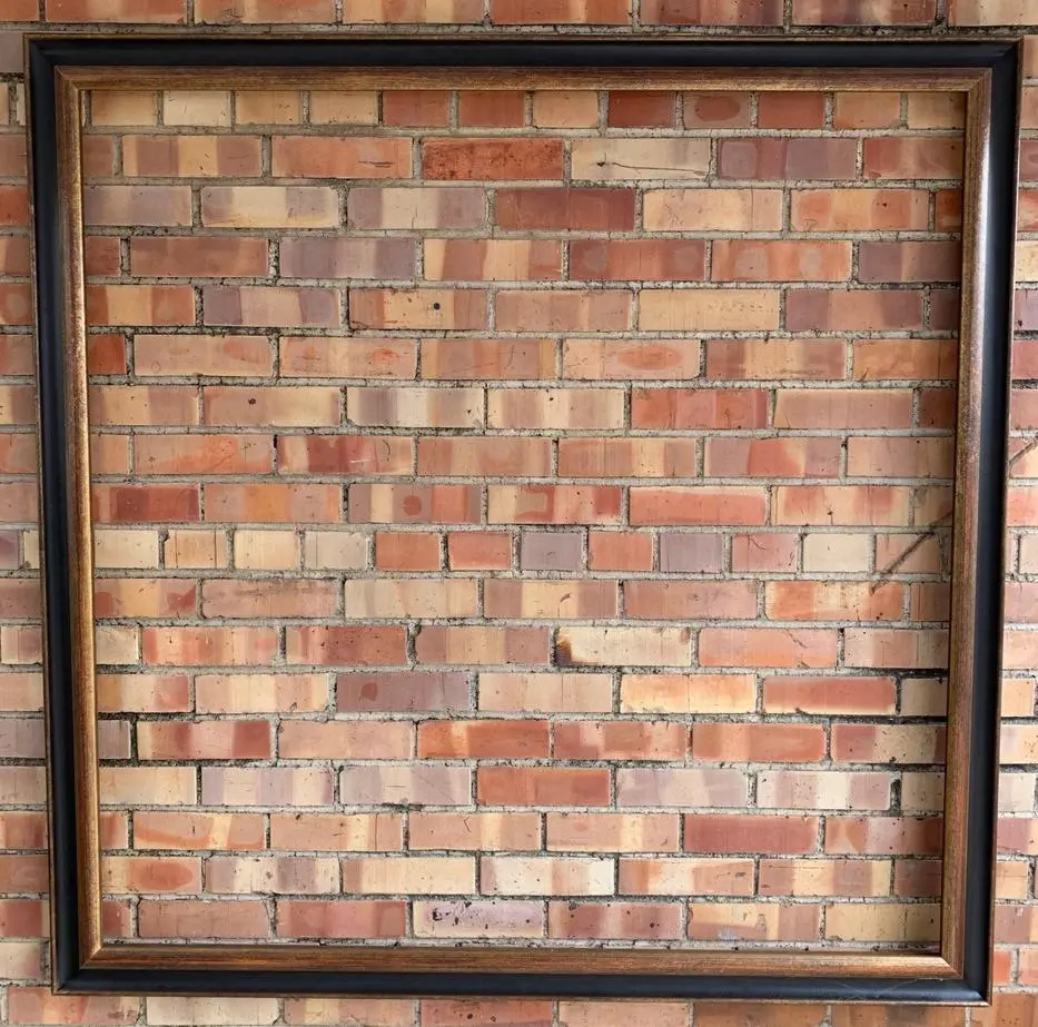 Large Square Frame With Gold Detail 1