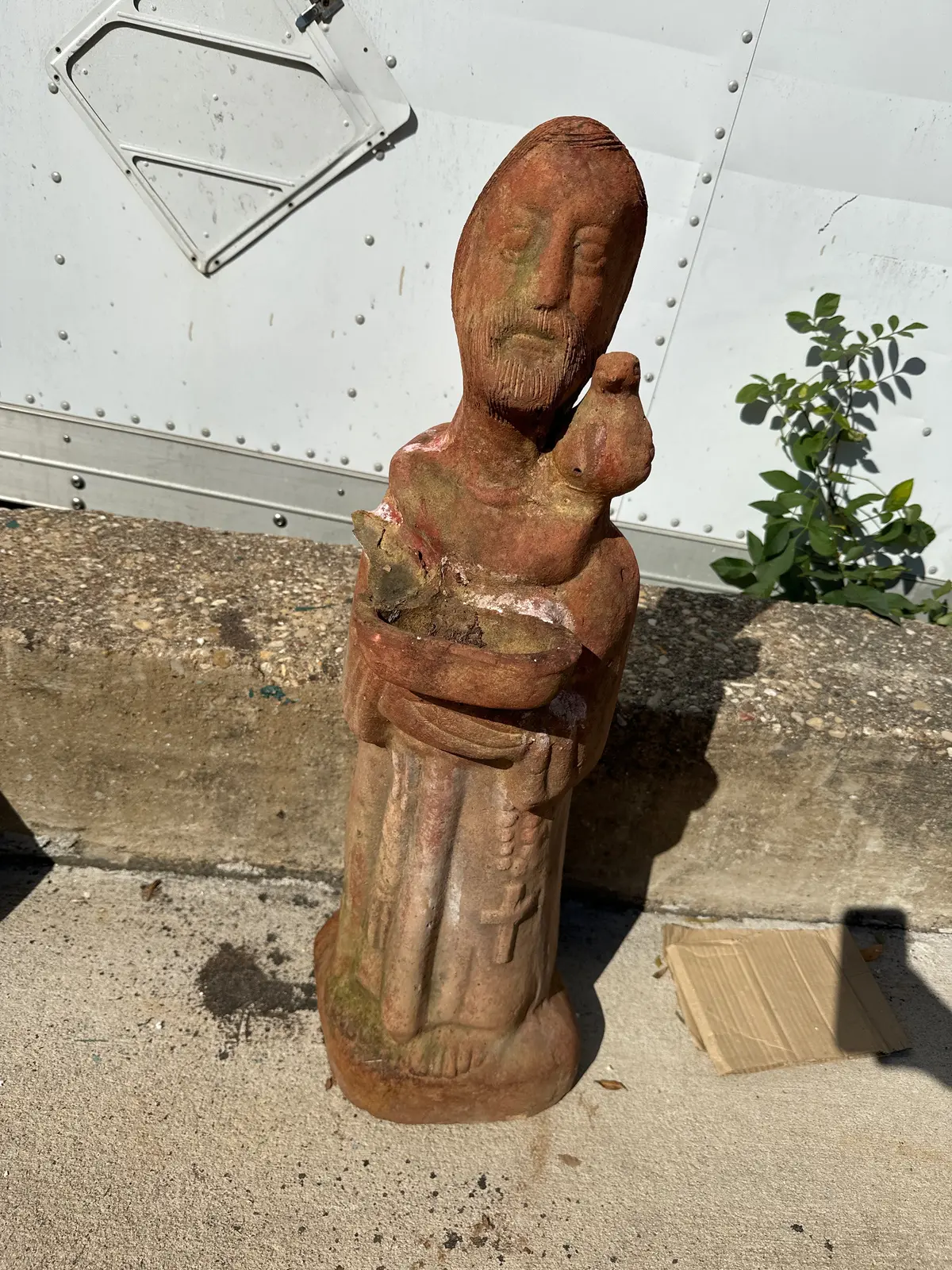 As Found Saint Francis Statue 1